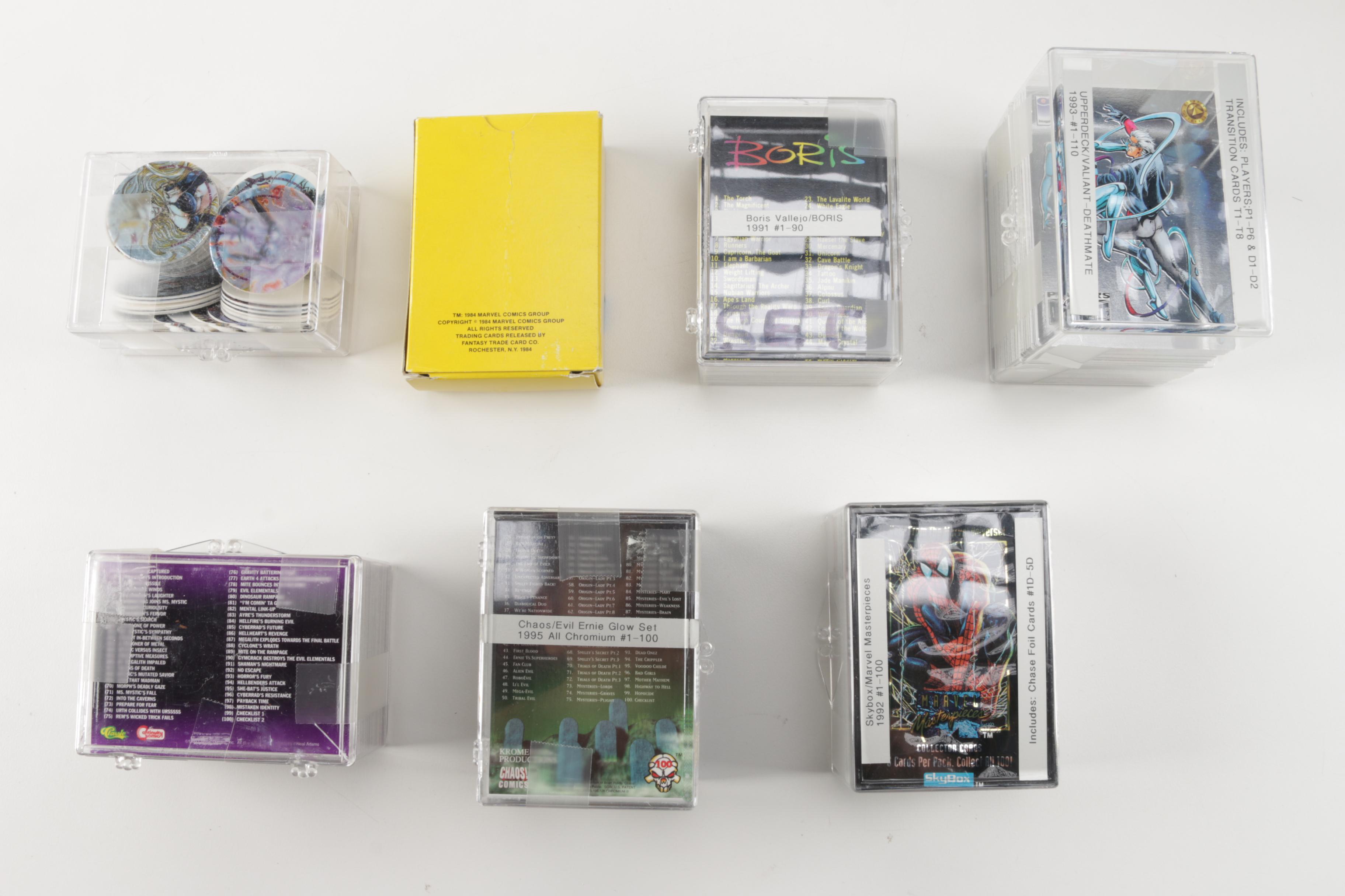 Assortment of Pop Culture Trading Cards