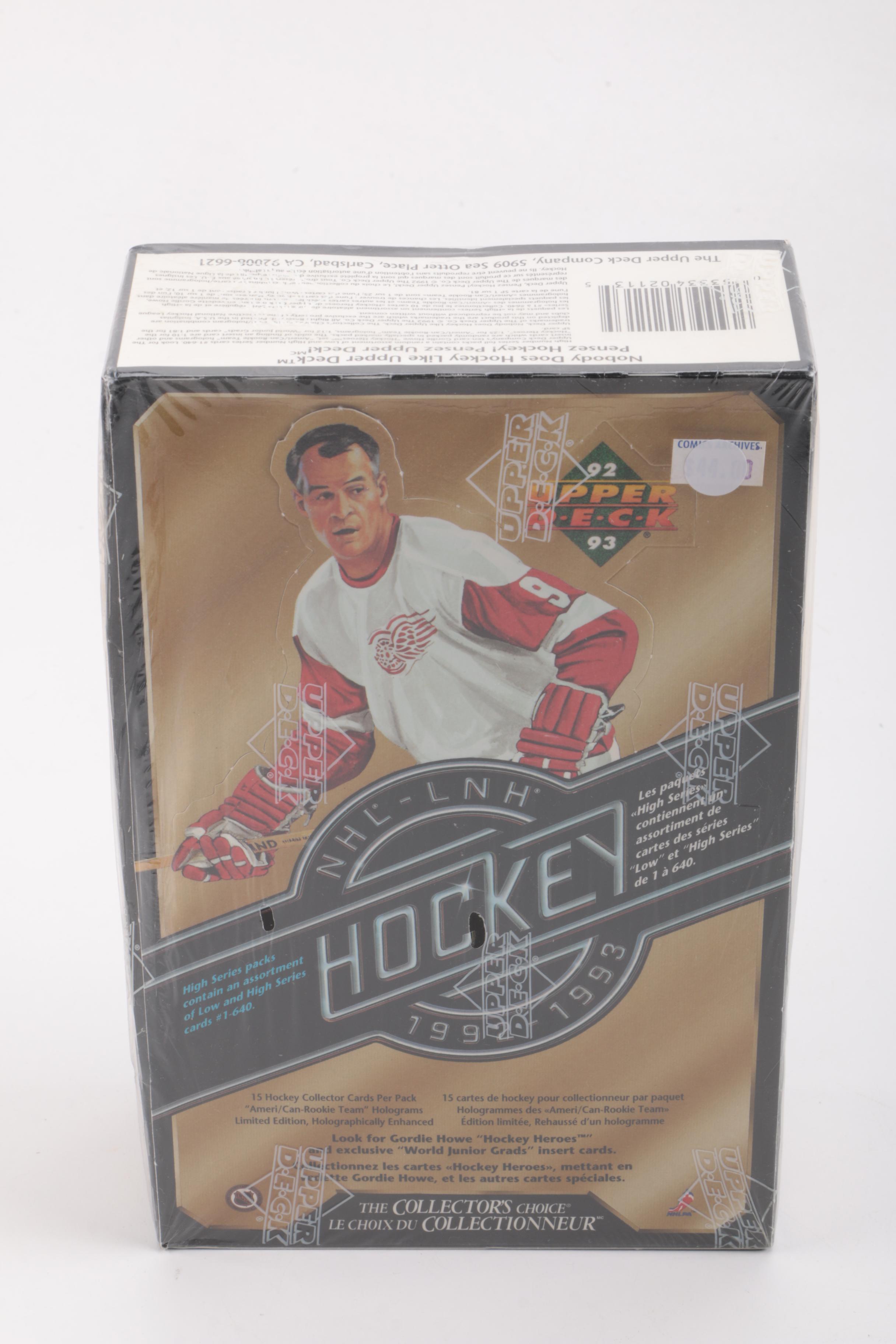 Assorted Boxes of Hockey Cards