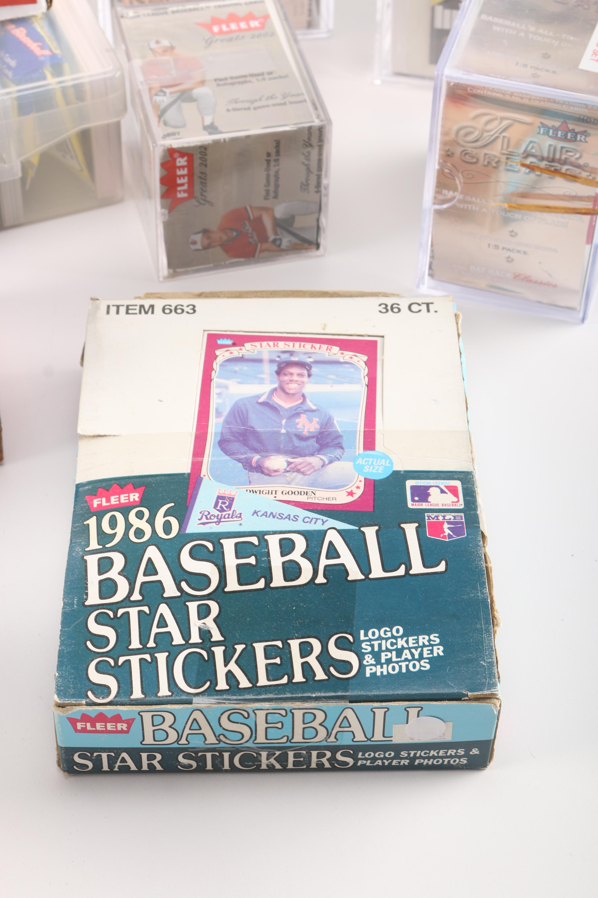 1980s, 1990s, and 2000s Fleer Baseball Cards