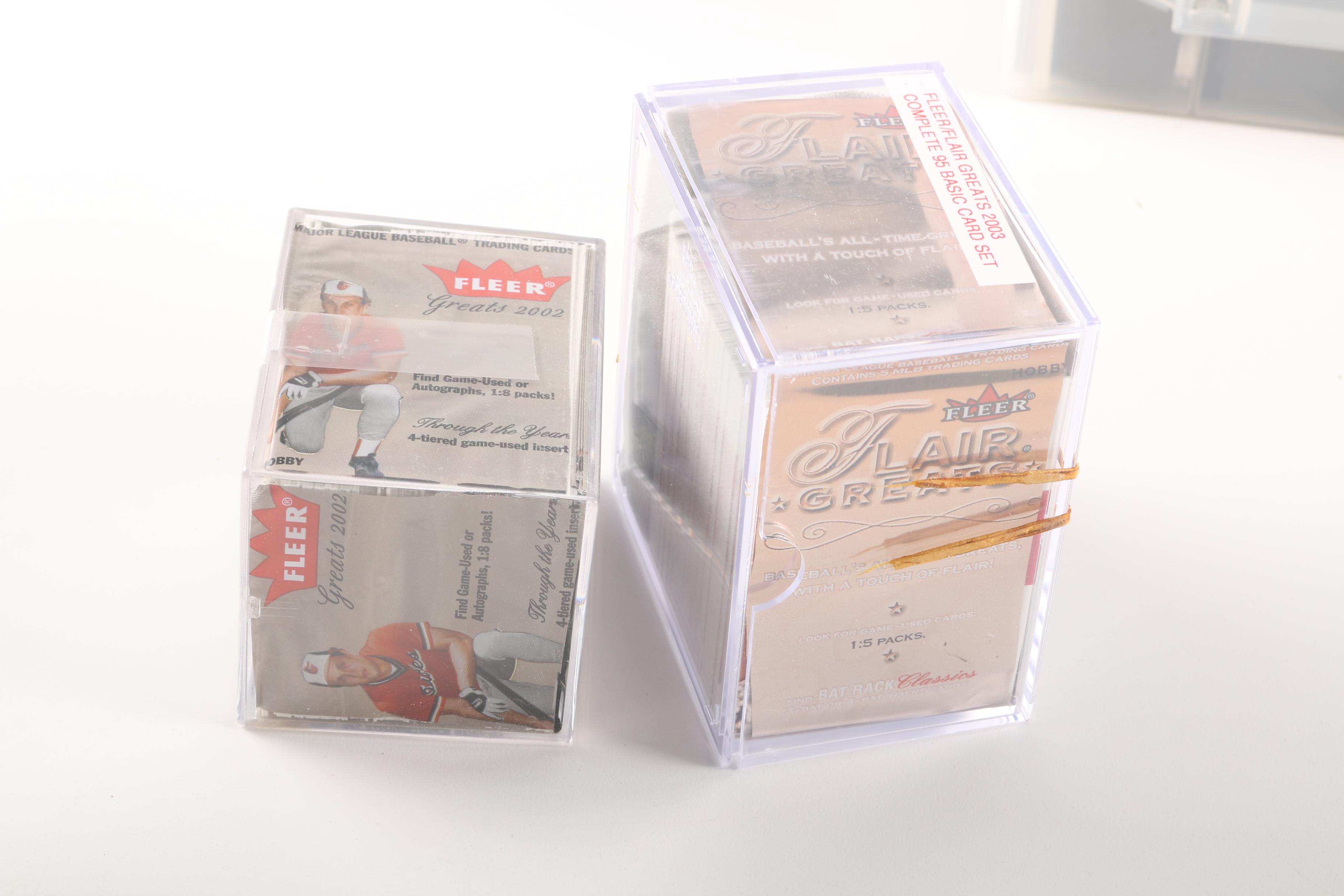 1980s, 1990s, and 2000s Fleer Baseball Cards