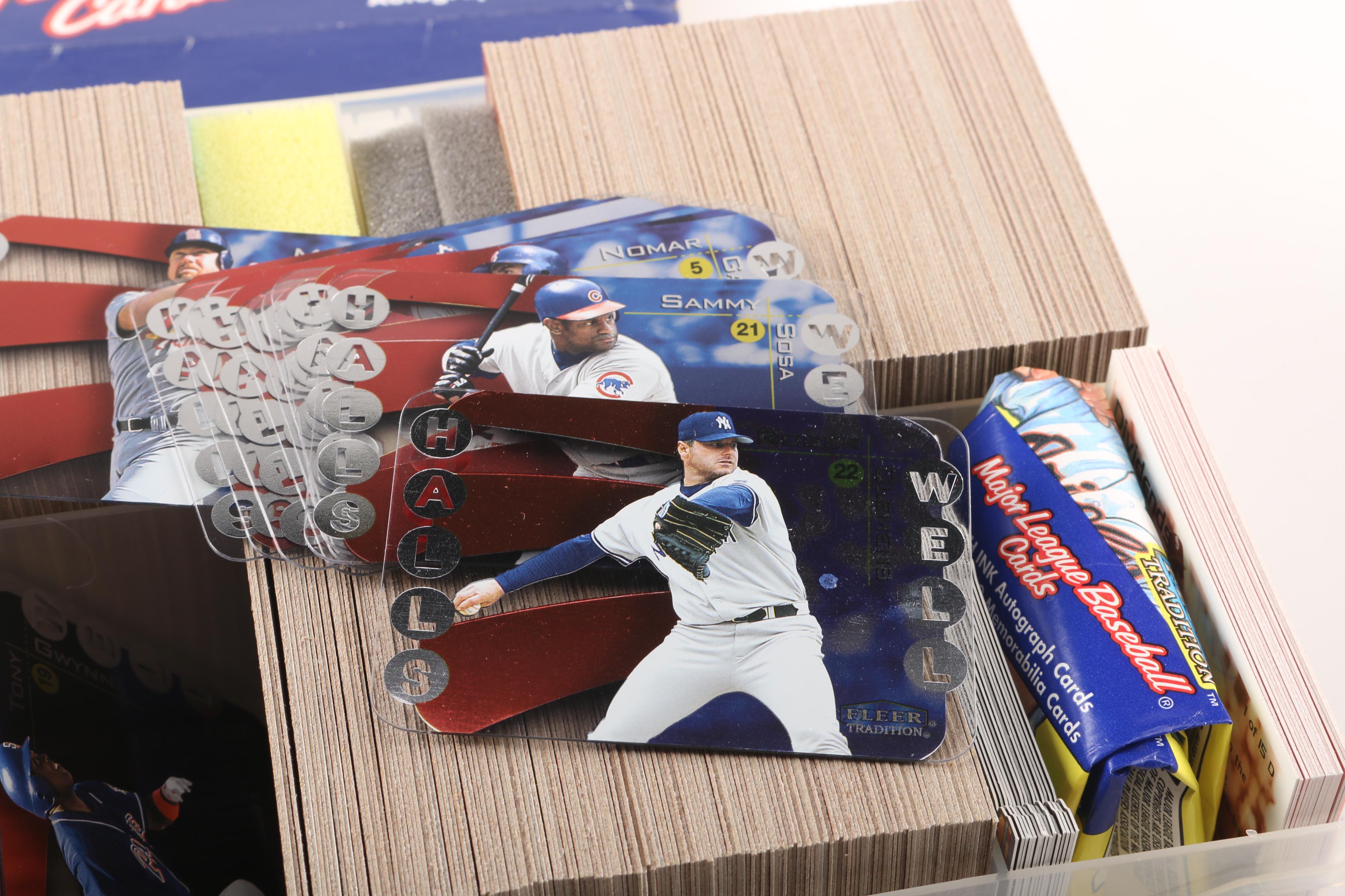 1980s, 1990s, and 2000s Fleer Baseball Cards