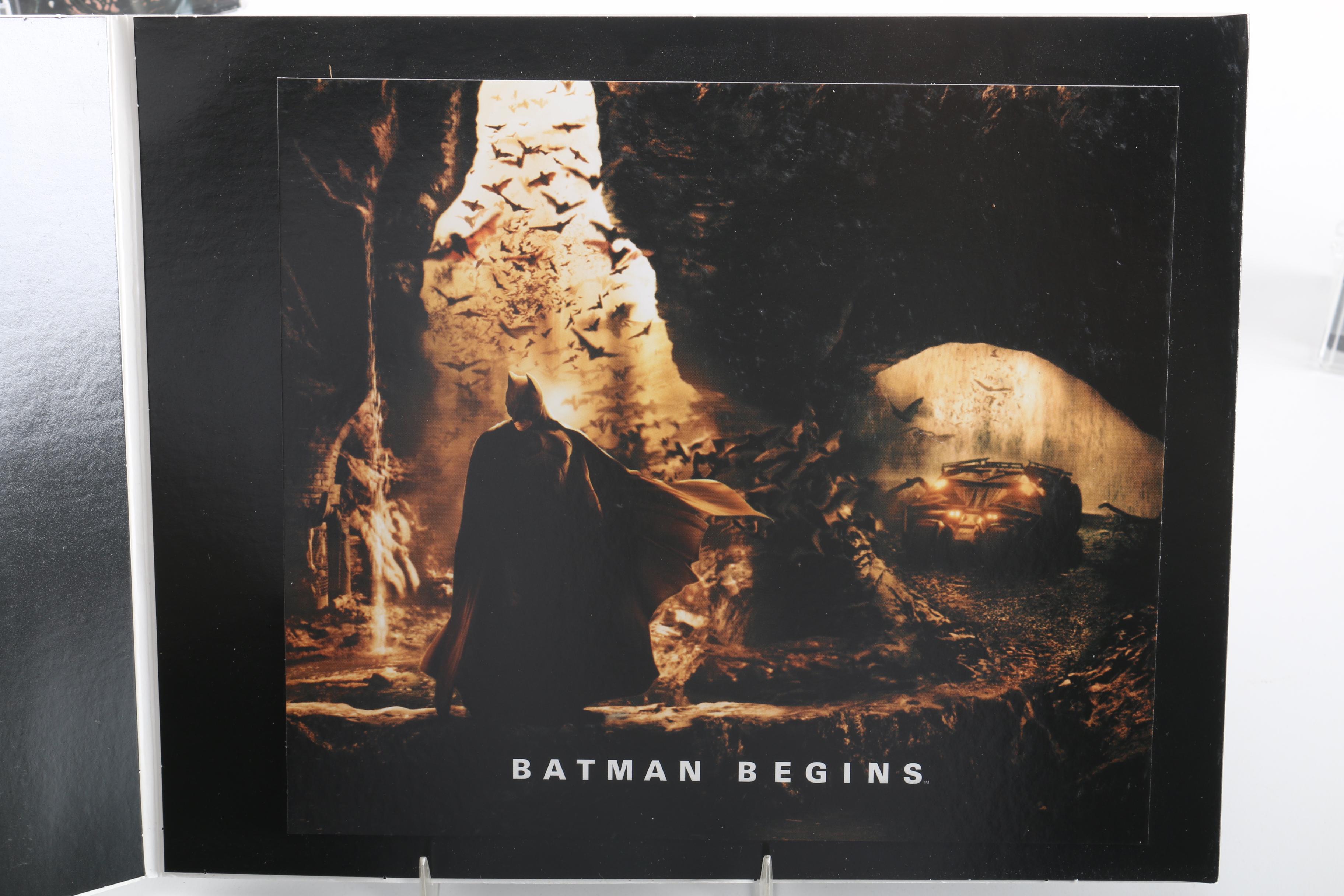 DC Movie Memorabilia Including "Batman Begins" and "Catwoman"