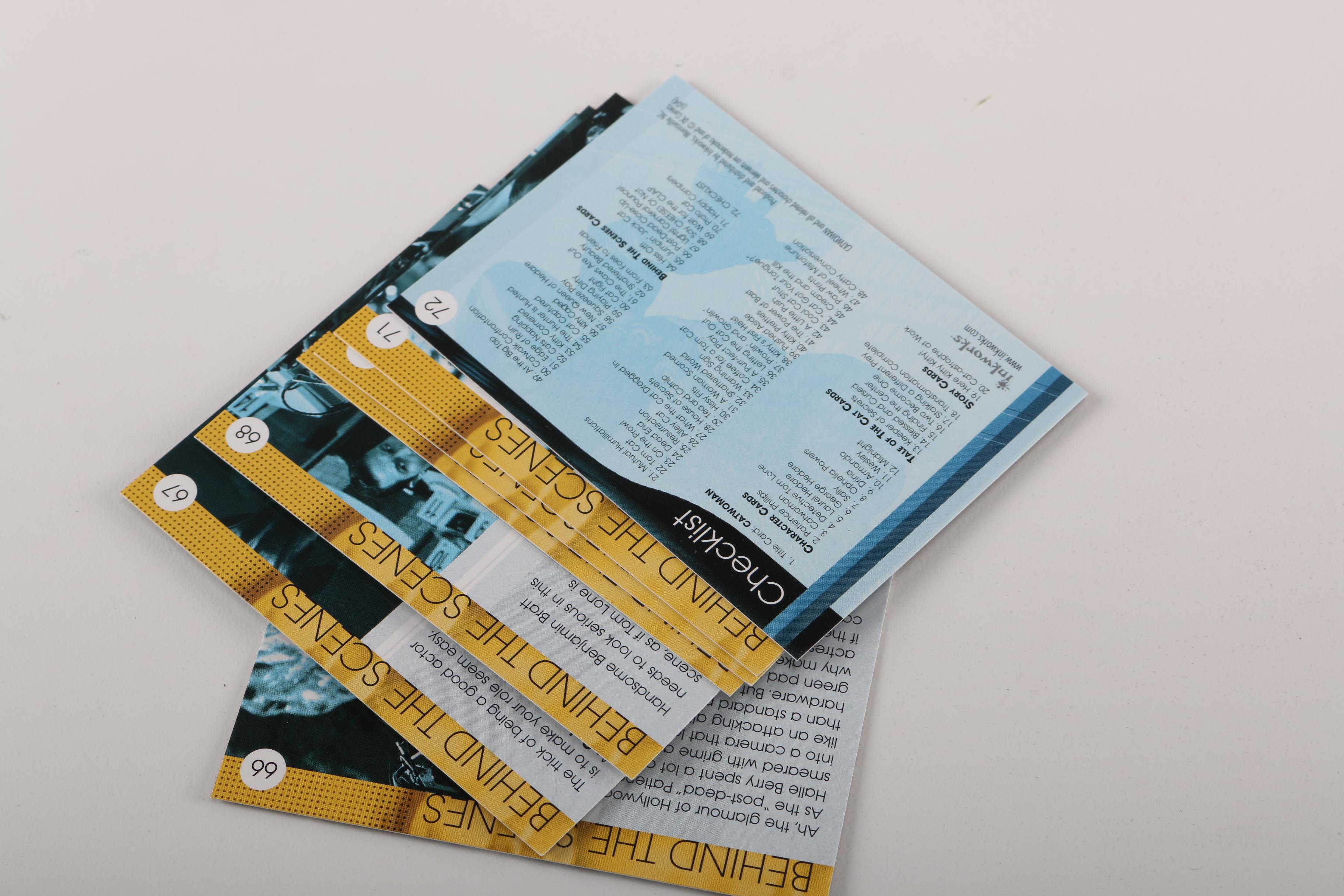 DC Movie Memorabilia Including "Batman Begins" and "Catwoman"