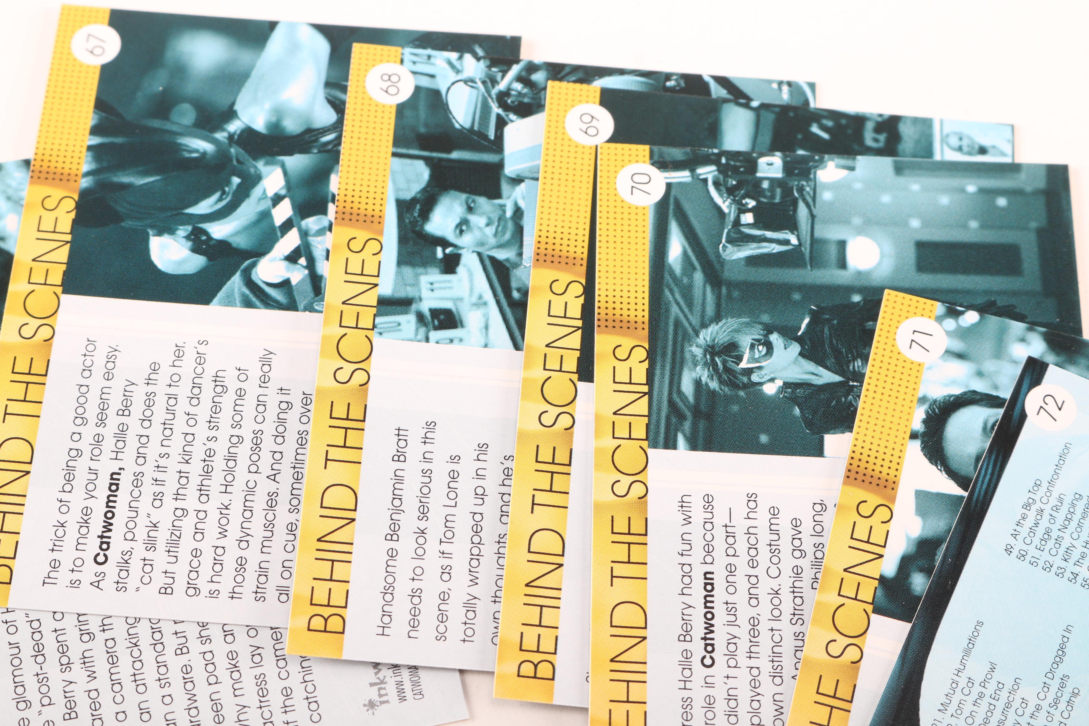 DC Movie Memorabilia Including "Batman Begins" and "Catwoman"