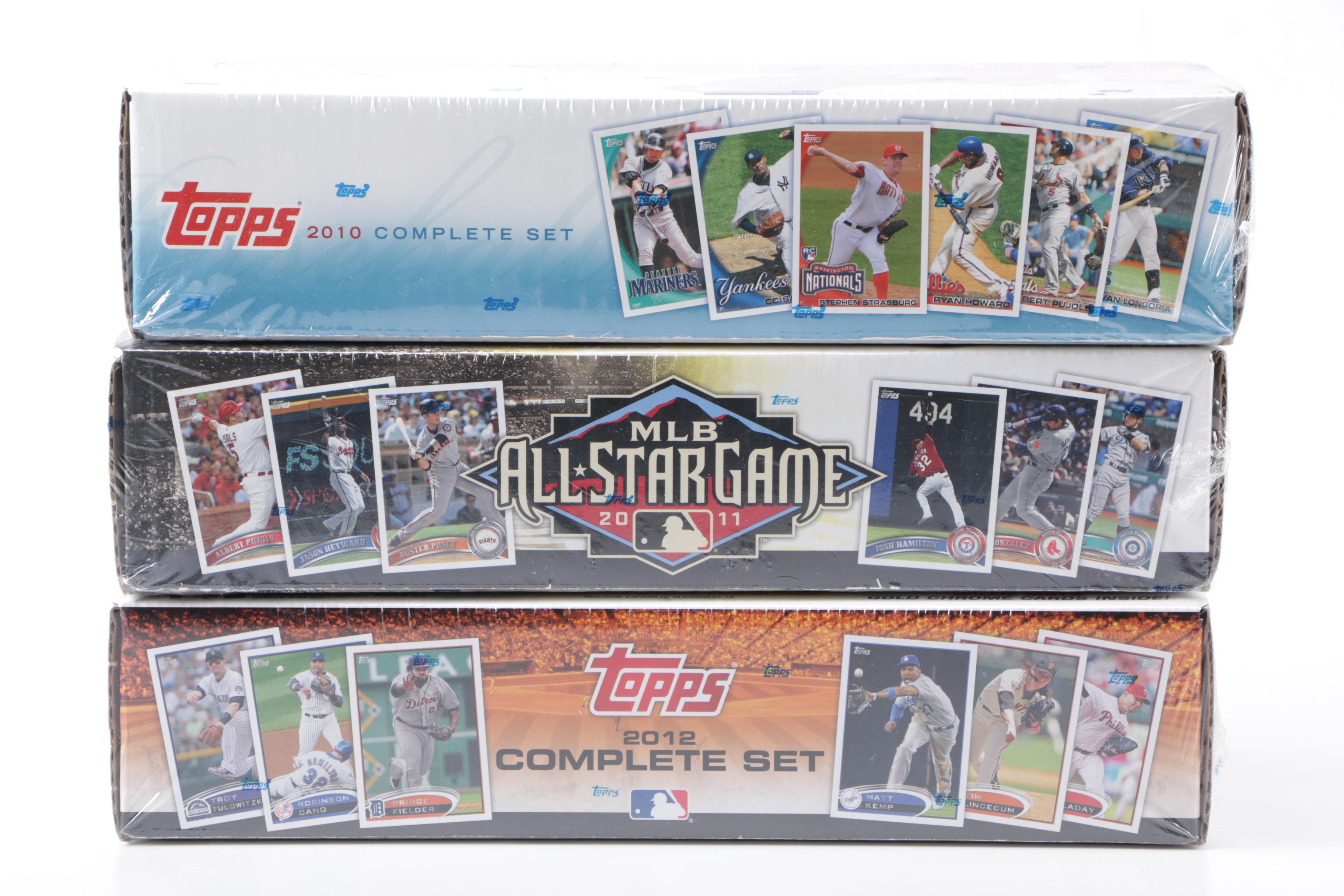 2010-2012 Topps Baseball Sets