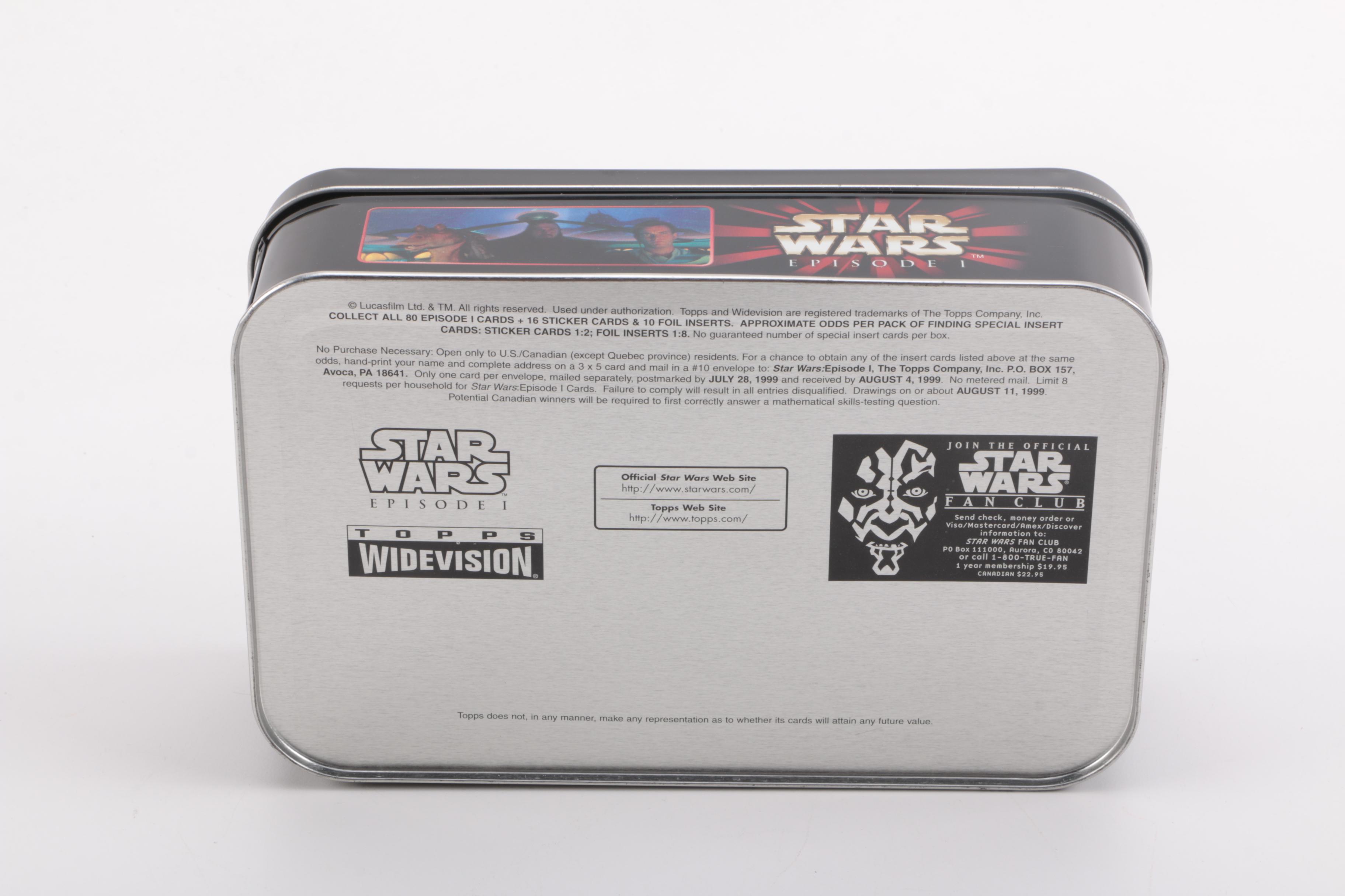 2000s "Star Wars" Episodes I & III Topps Wide Vision Movie Cards