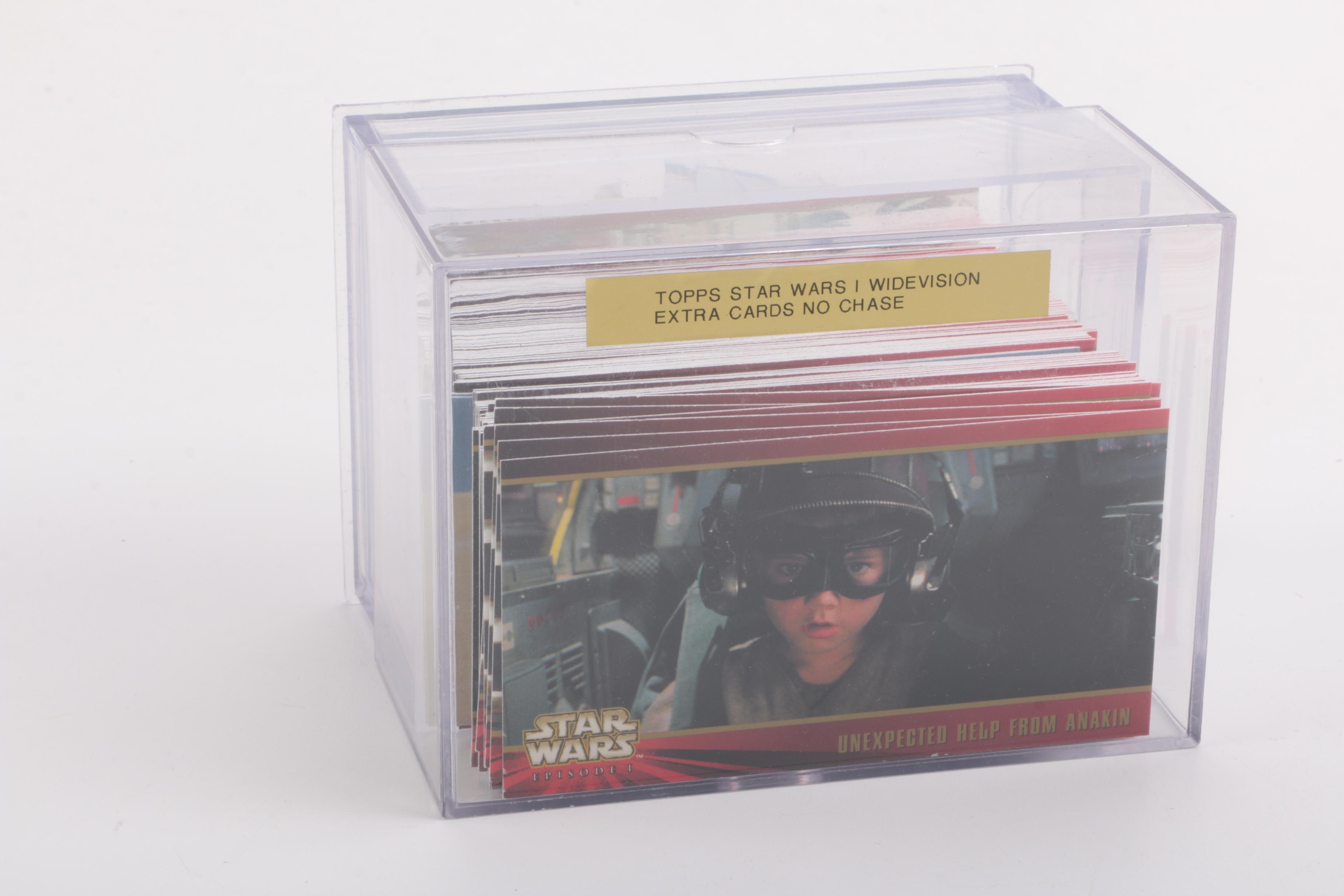 2000s "Star Wars" Episodes I & III Topps Wide Vision Movie Cards
