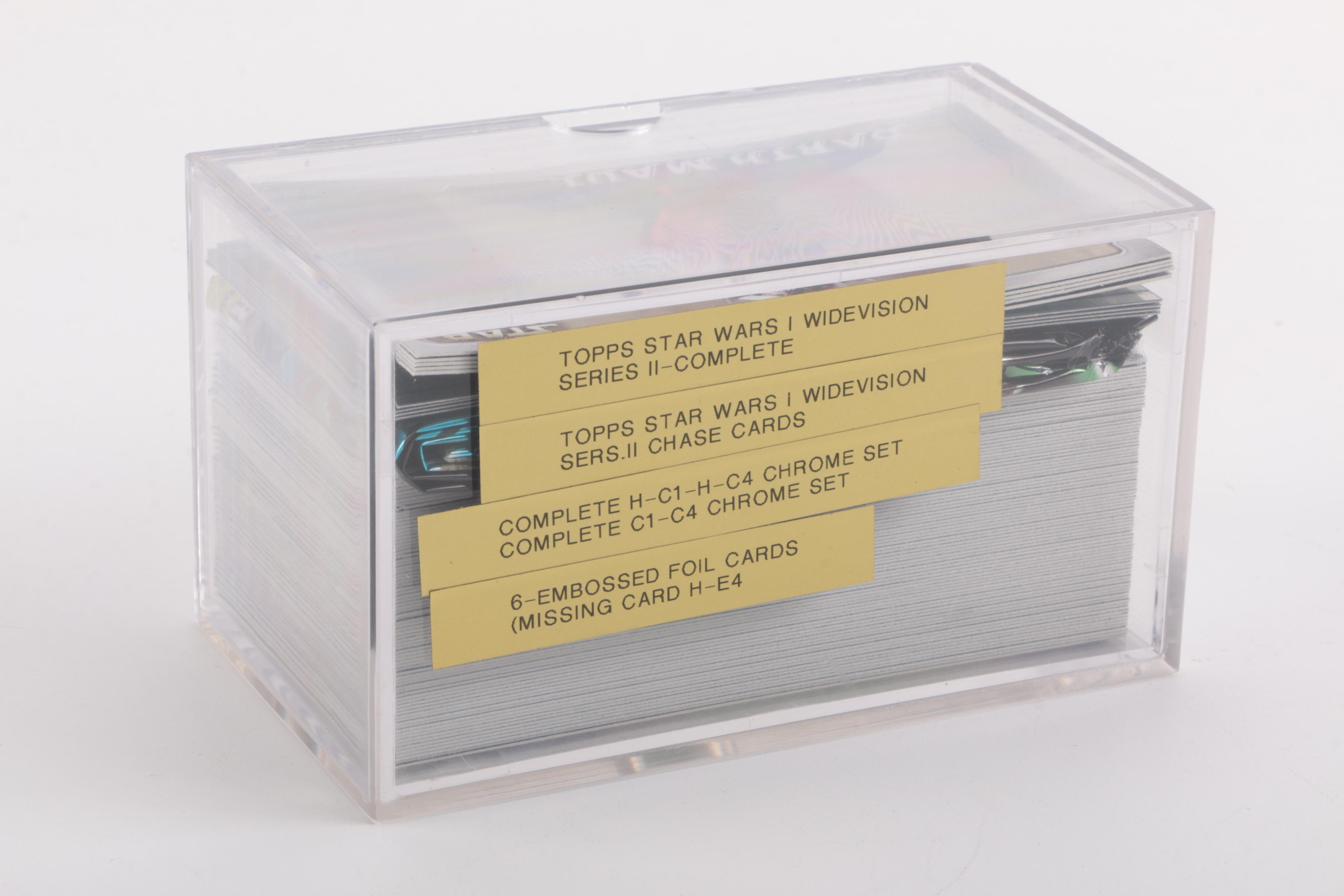 2000s "Star Wars" Episodes I & III Topps Wide Vision Movie Cards