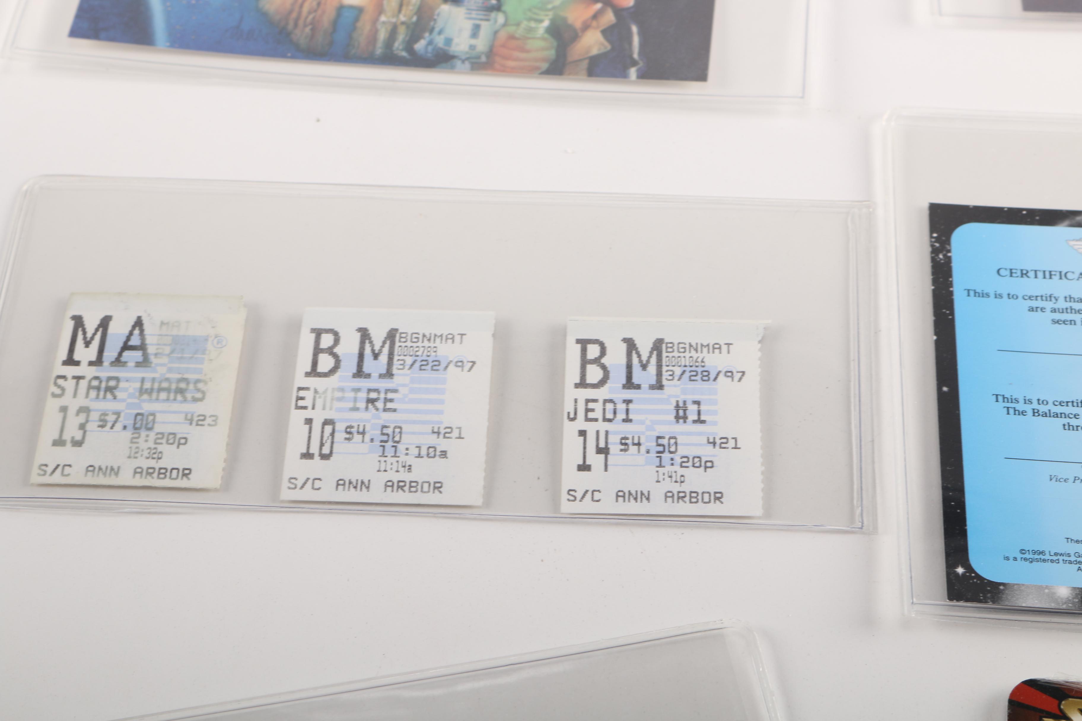 Collection of "Star Wars" Collector Cards