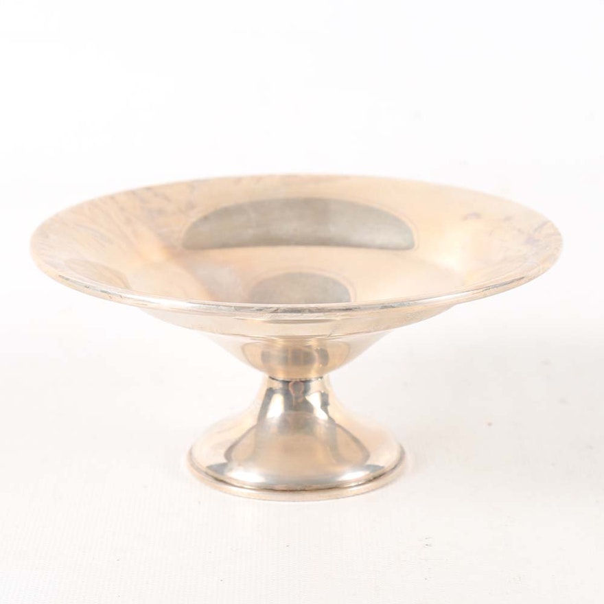 Reed & Barton Weighted Sterling Silver Round Pedestal Bowl