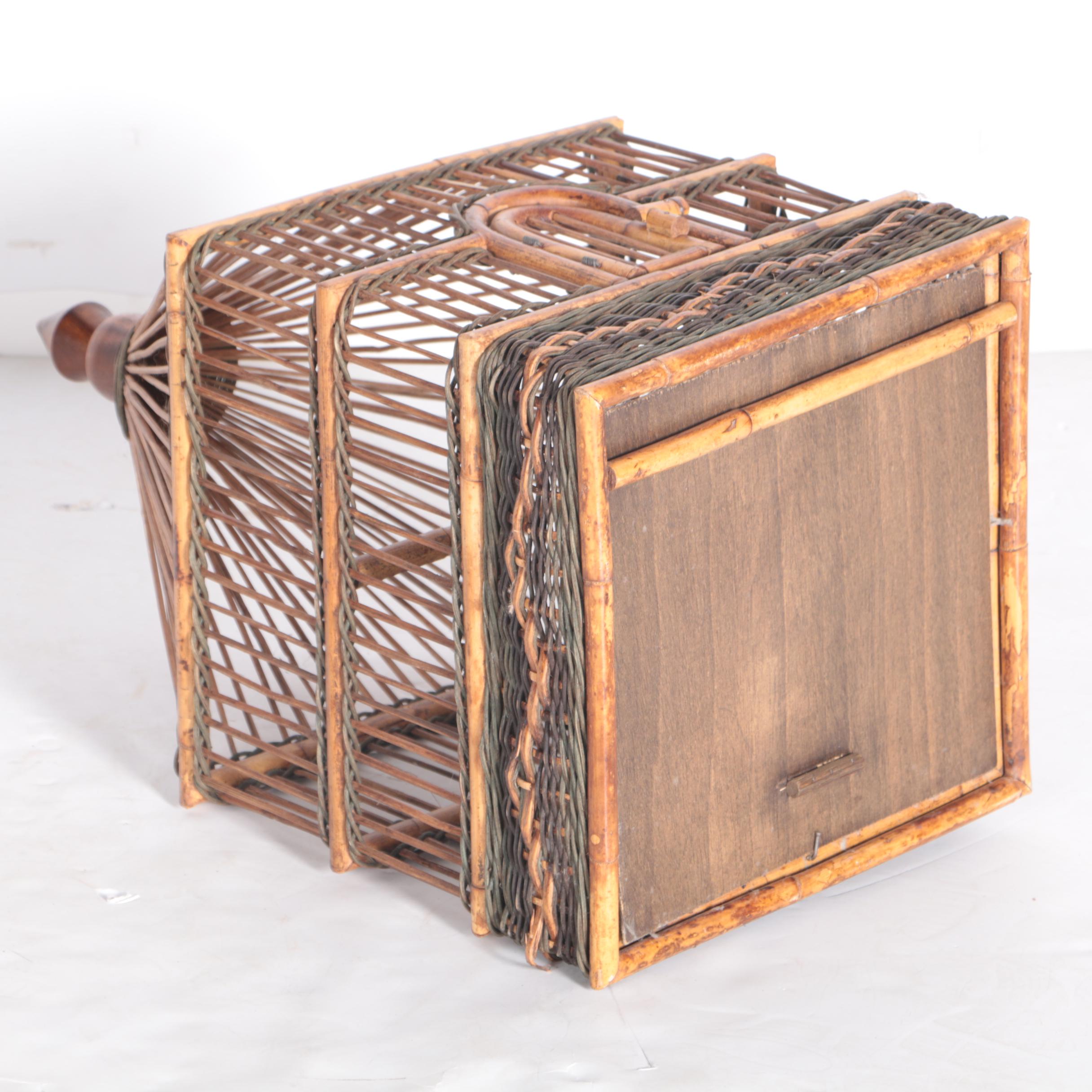 Wicker Bird Cage