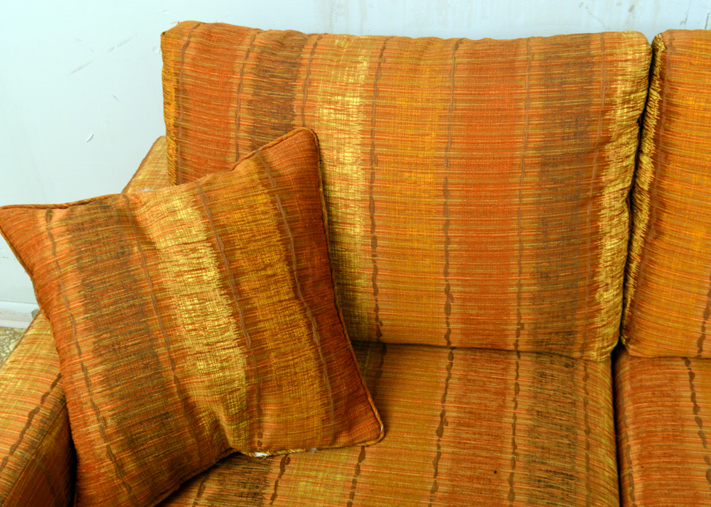 Striped Sectional Sofa