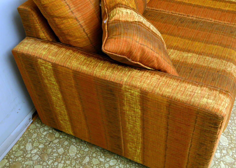 Striped Sectional Sofa