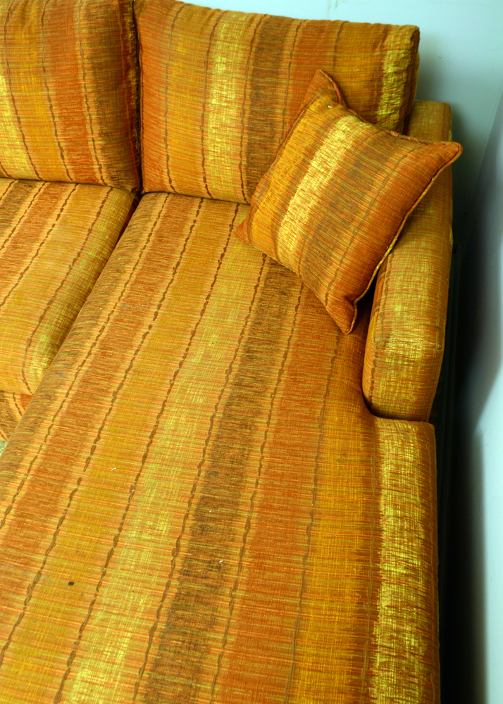 Striped Sectional Sofa