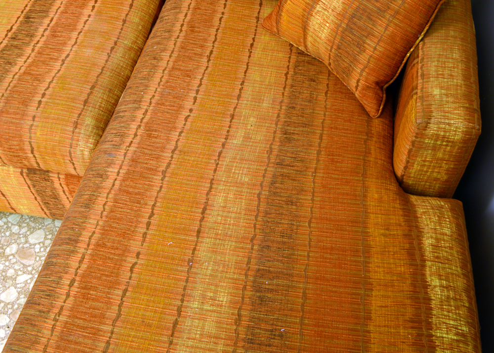 Striped Sectional Sofa