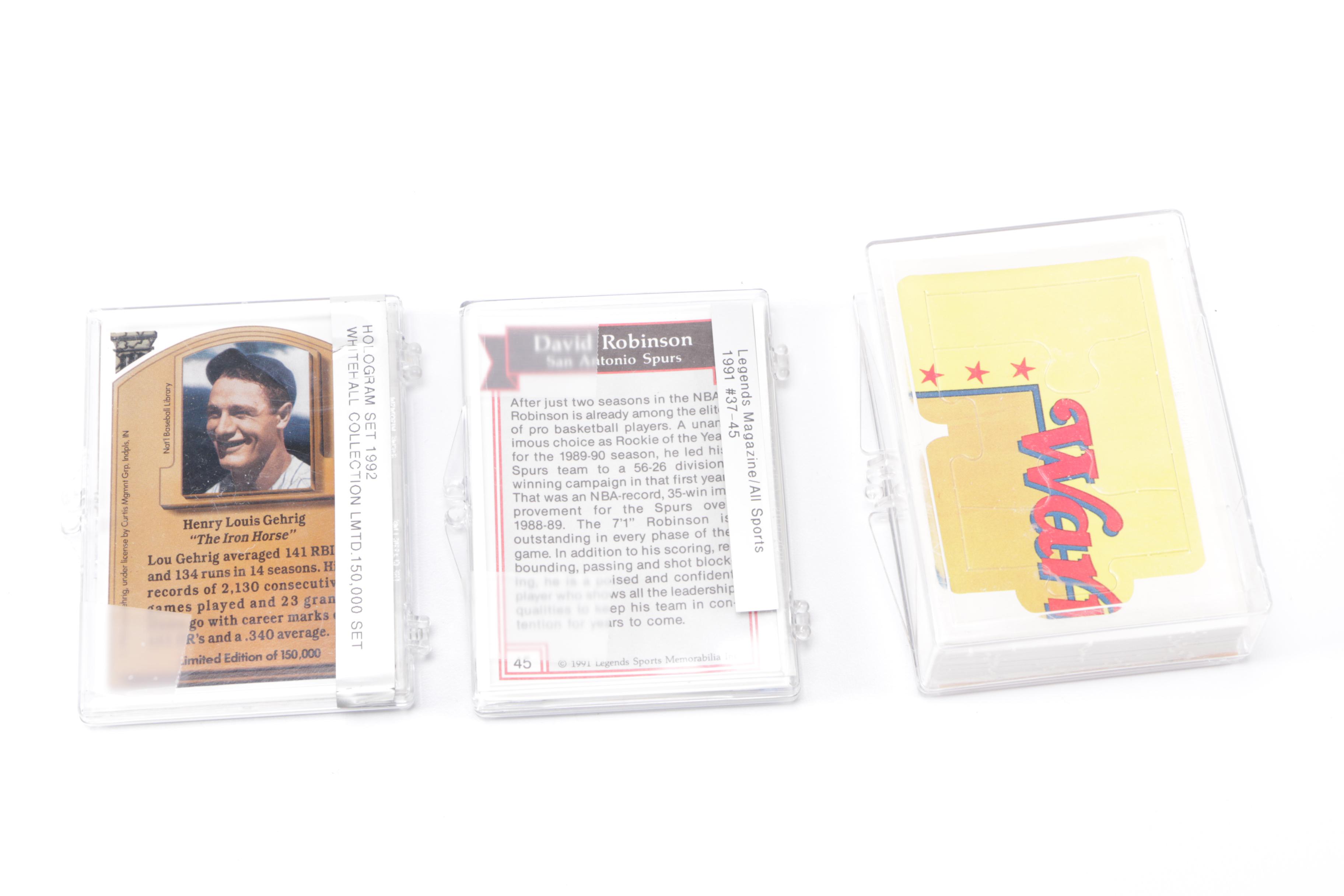 Assortment of Sports Trading Cards