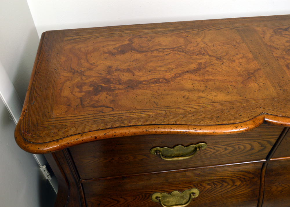 Vintage Bombe Chest of Drawers by Baker Furniture