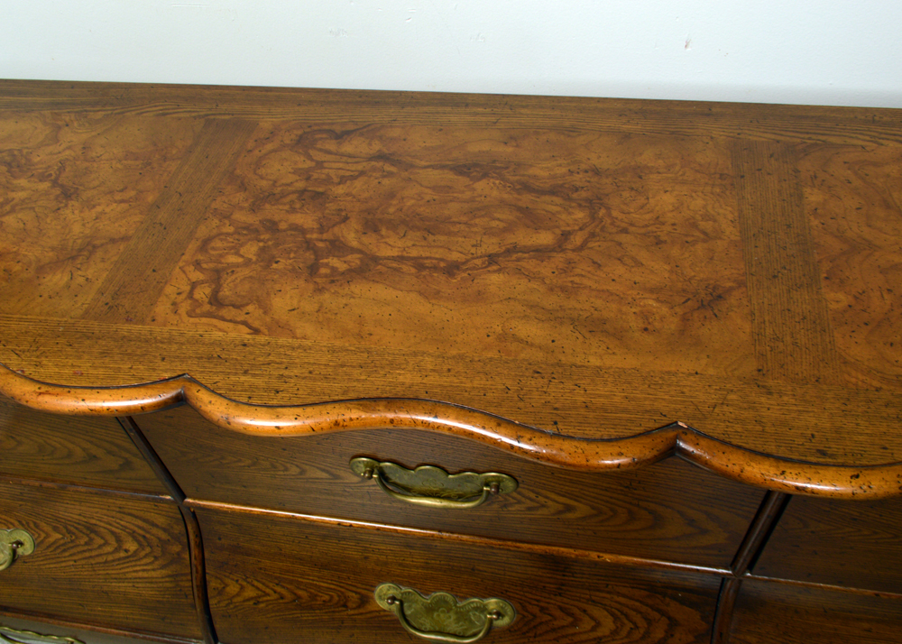 Vintage Bombe Chest of Drawers by Baker Furniture