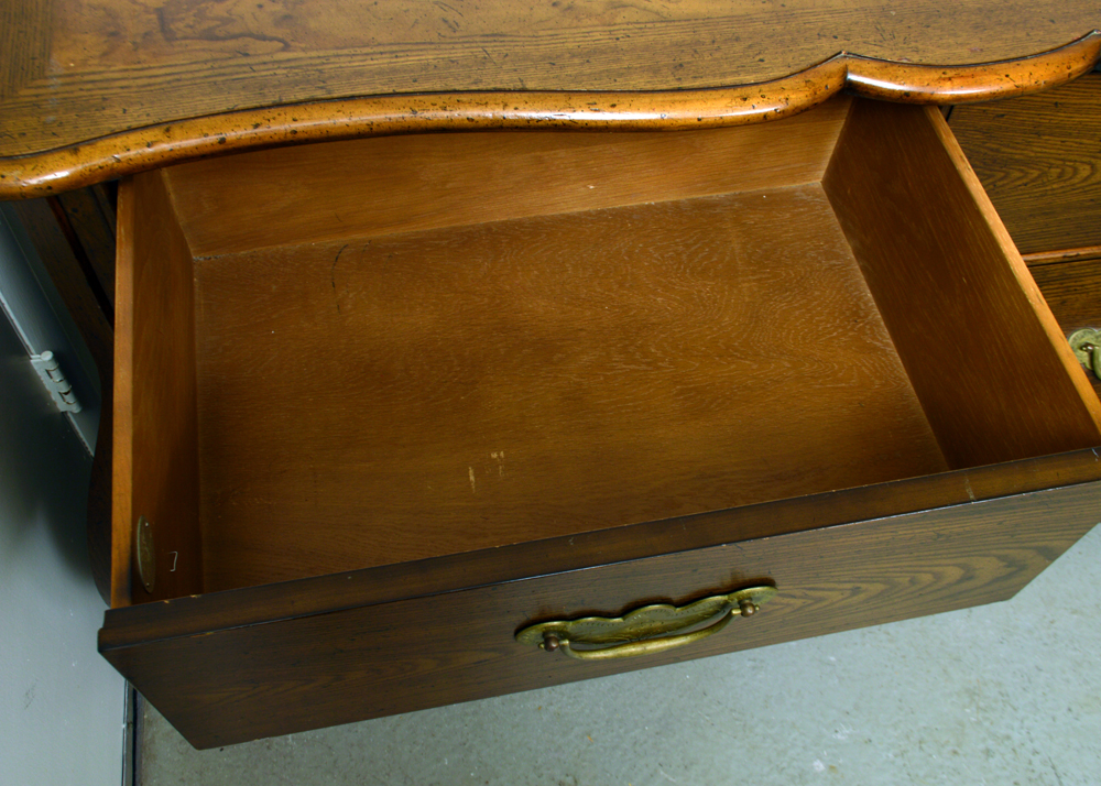 Vintage Bombe Chest of Drawers by Baker Furniture