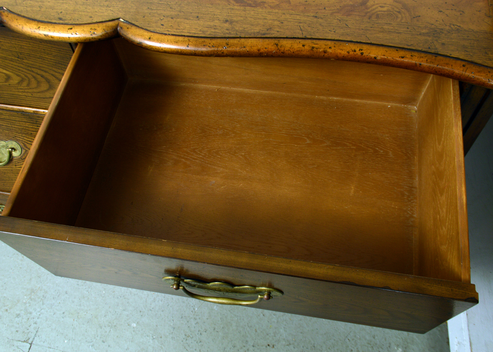 Vintage Bombe Chest of Drawers by Baker Furniture