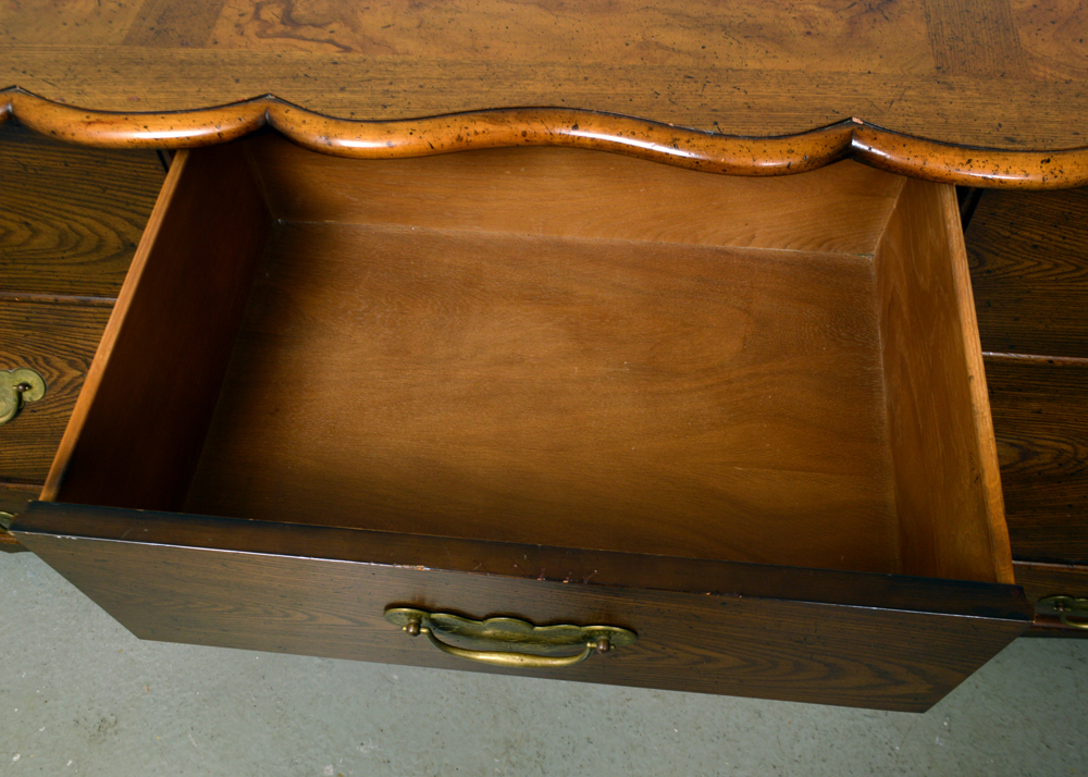 Vintage Bombe Chest of Drawers by Baker Furniture