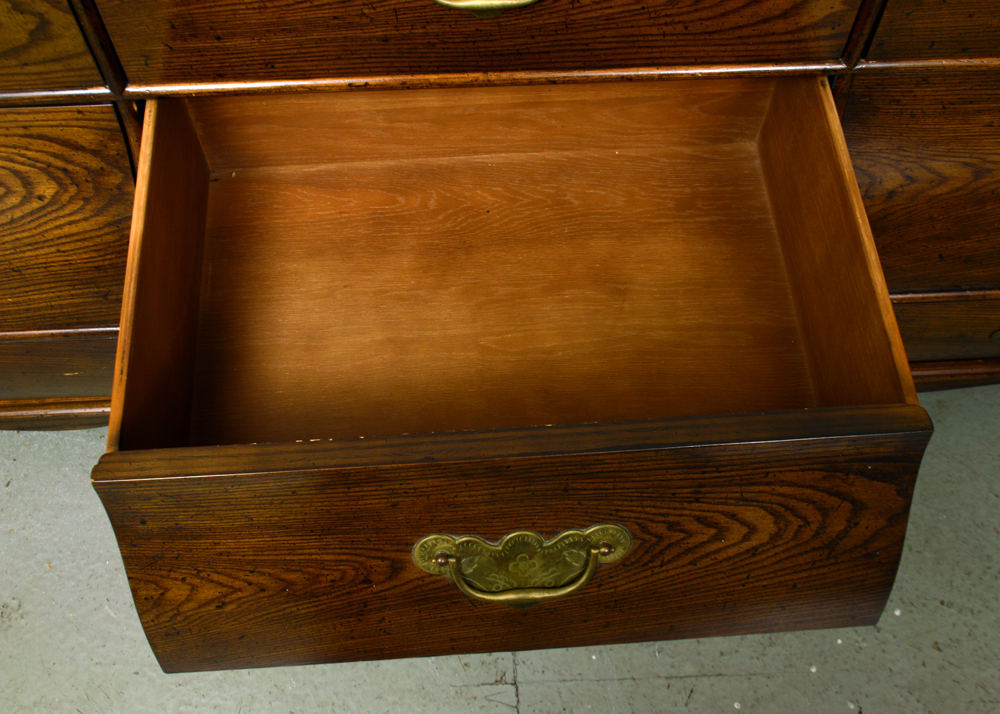 Vintage Bombe Chest of Drawers by Baker Furniture