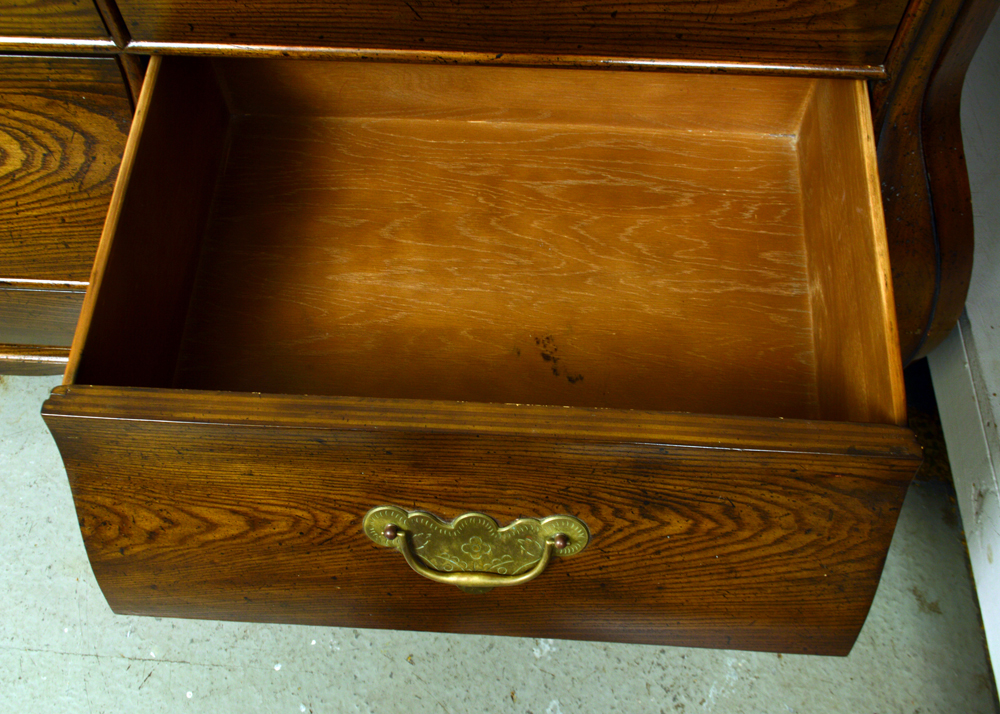 Vintage Bombe Chest of Drawers by Baker Furniture