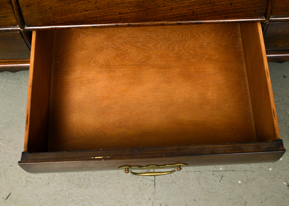 Vintage Bombe Chest of Drawers by Baker Furniture