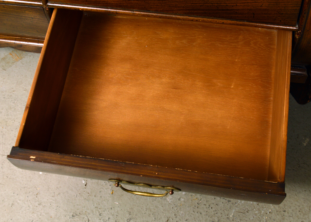 Vintage Bombe Chest of Drawers by Baker Furniture