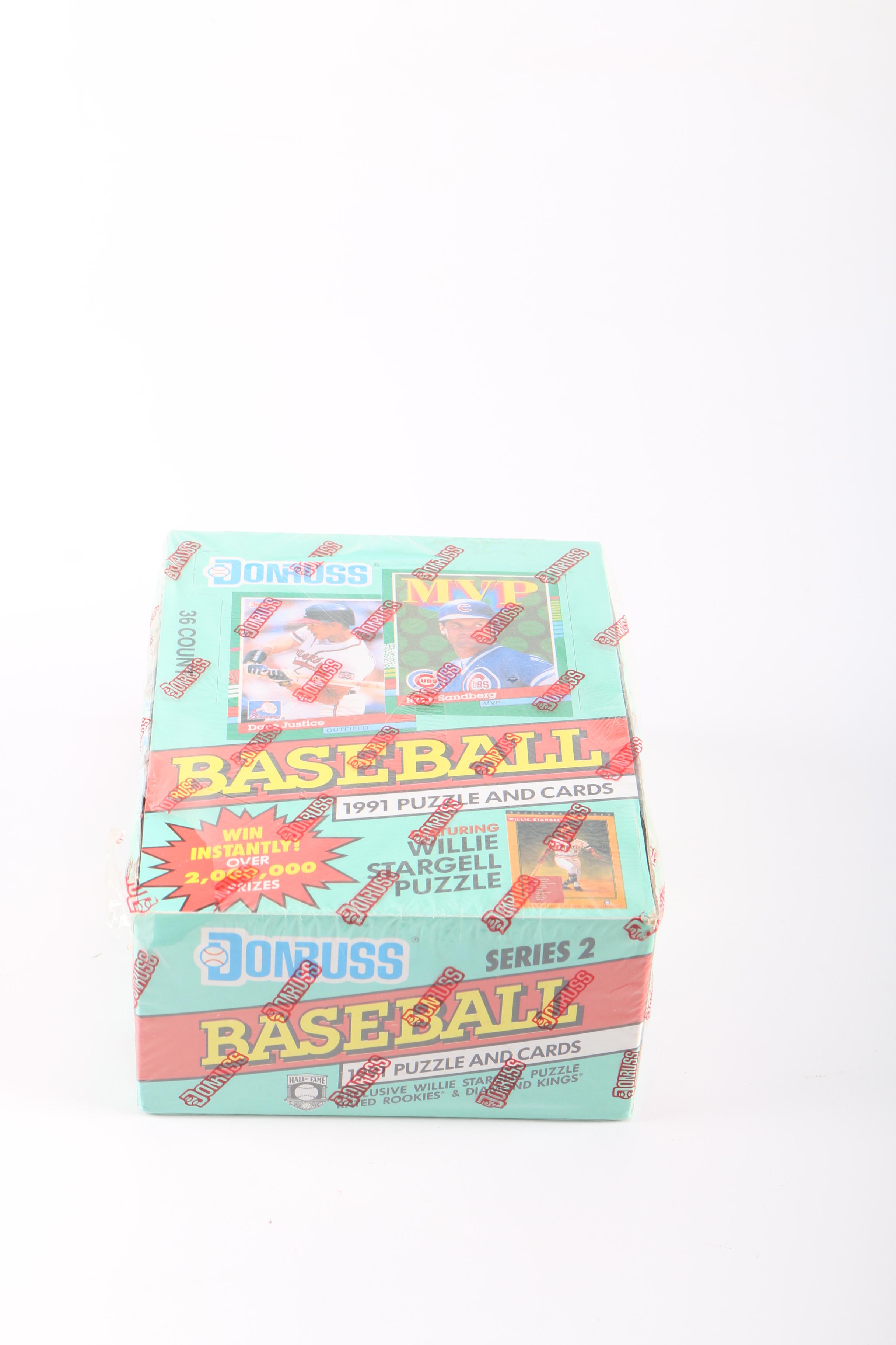 Donruss 1991 Baseball Card Packs
