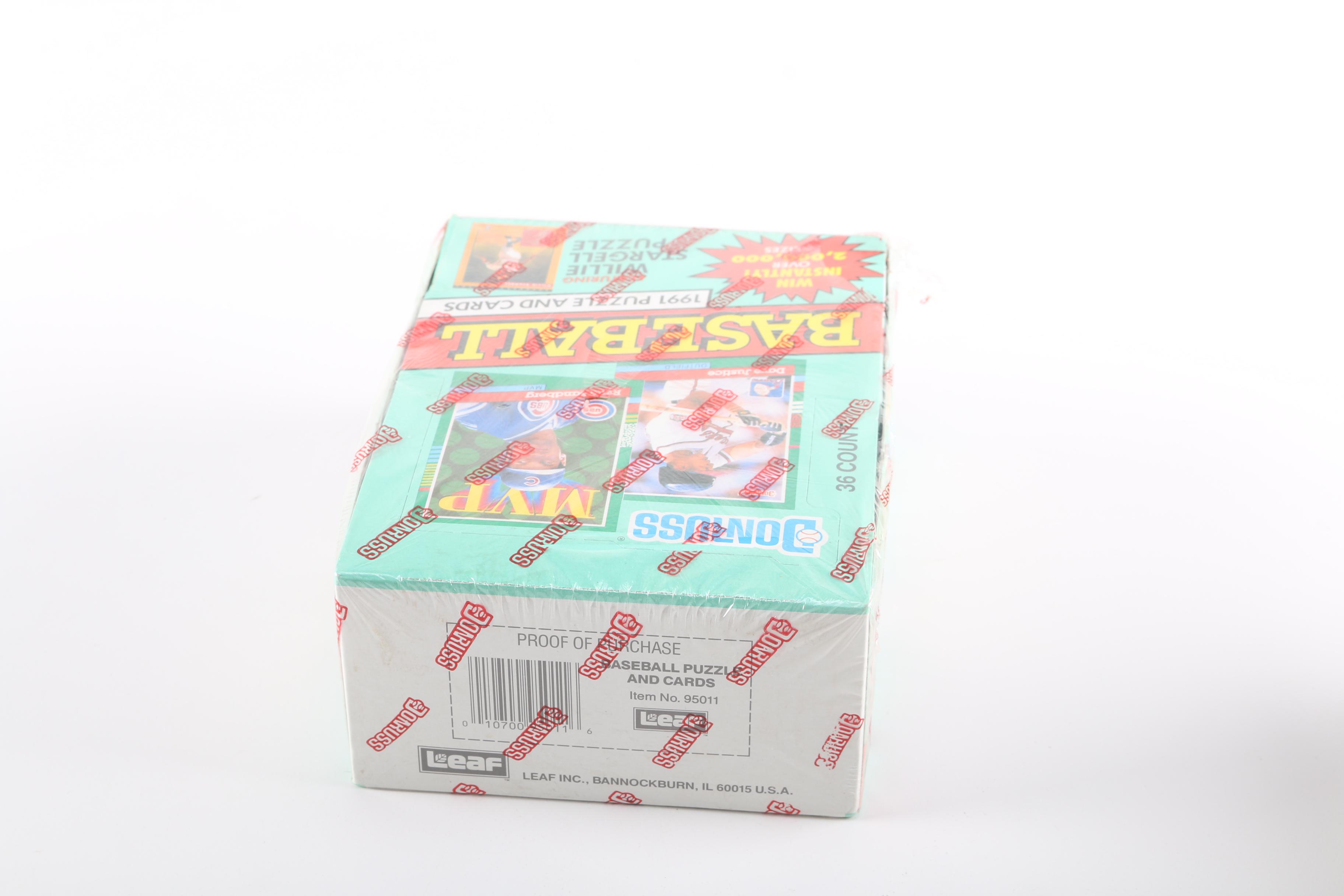 Donruss 1991 Baseball Card Packs