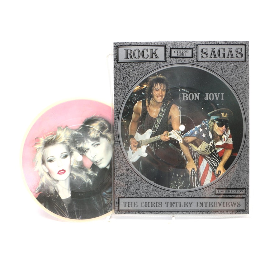 1980s Bon Jovi and Dollar Picture Discs