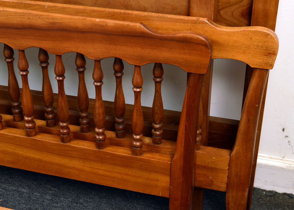 Vintage Oak Twin Bed Frames by Kindel