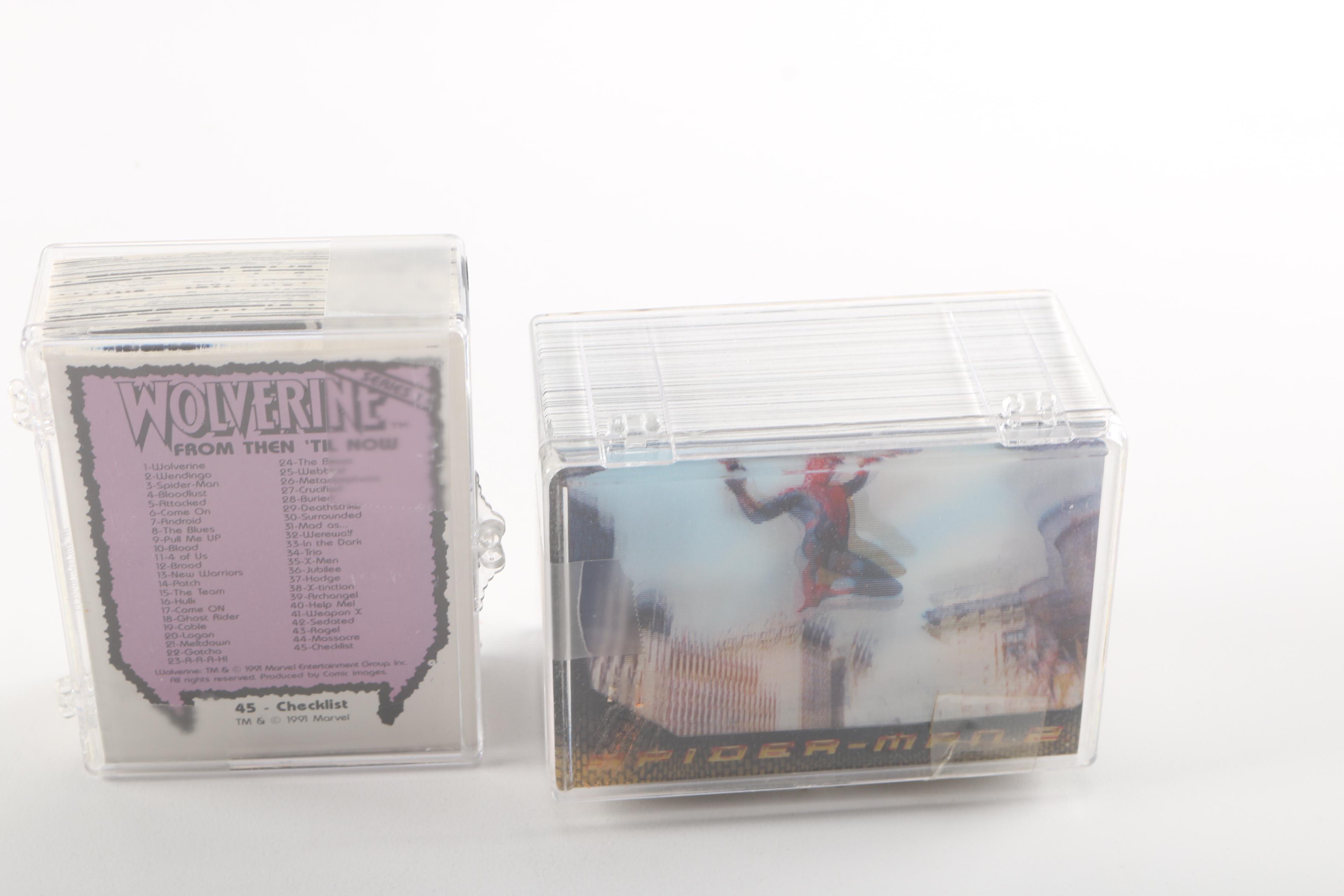 Collection of Marvel Universe Trading Cards