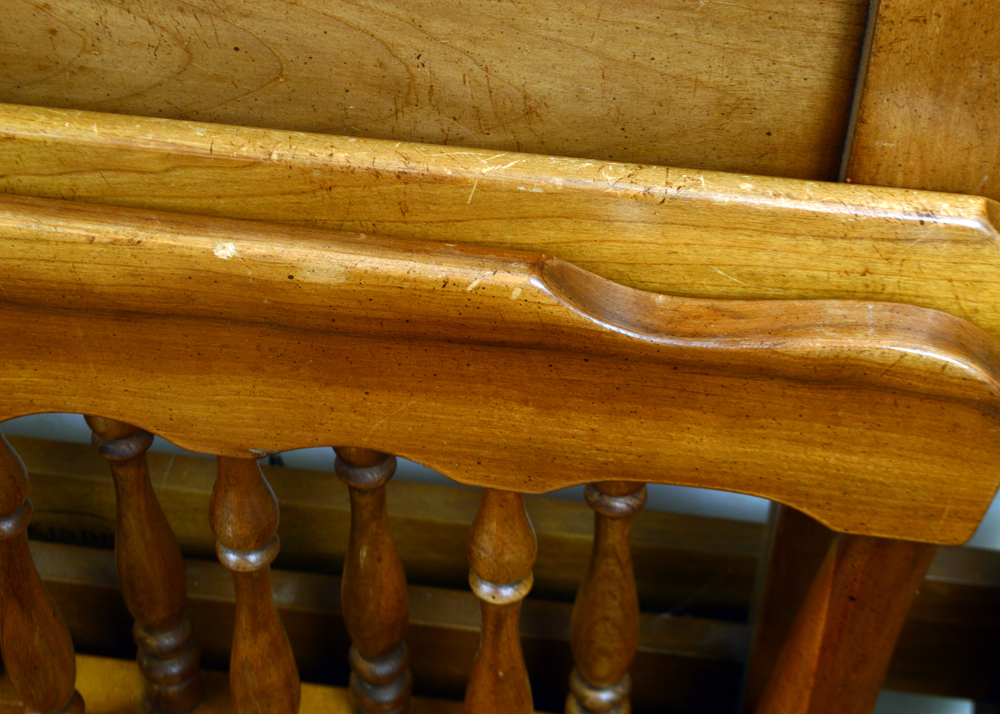 Vintage Oak Twin Bed Frames by Kindel