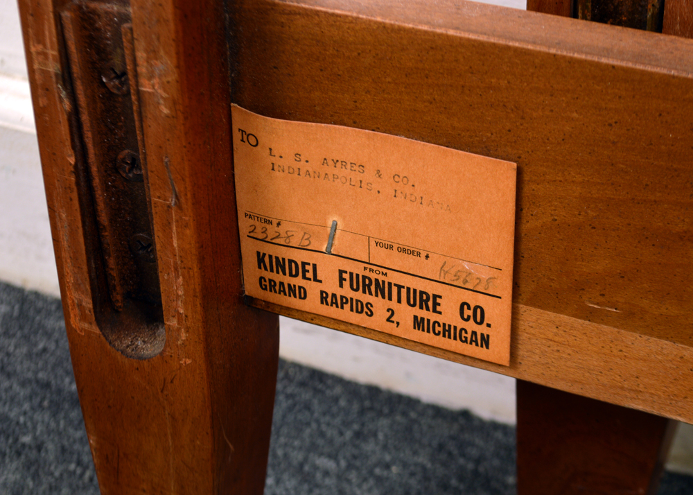 Vintage Oak Twin Bed Frames by Kindel