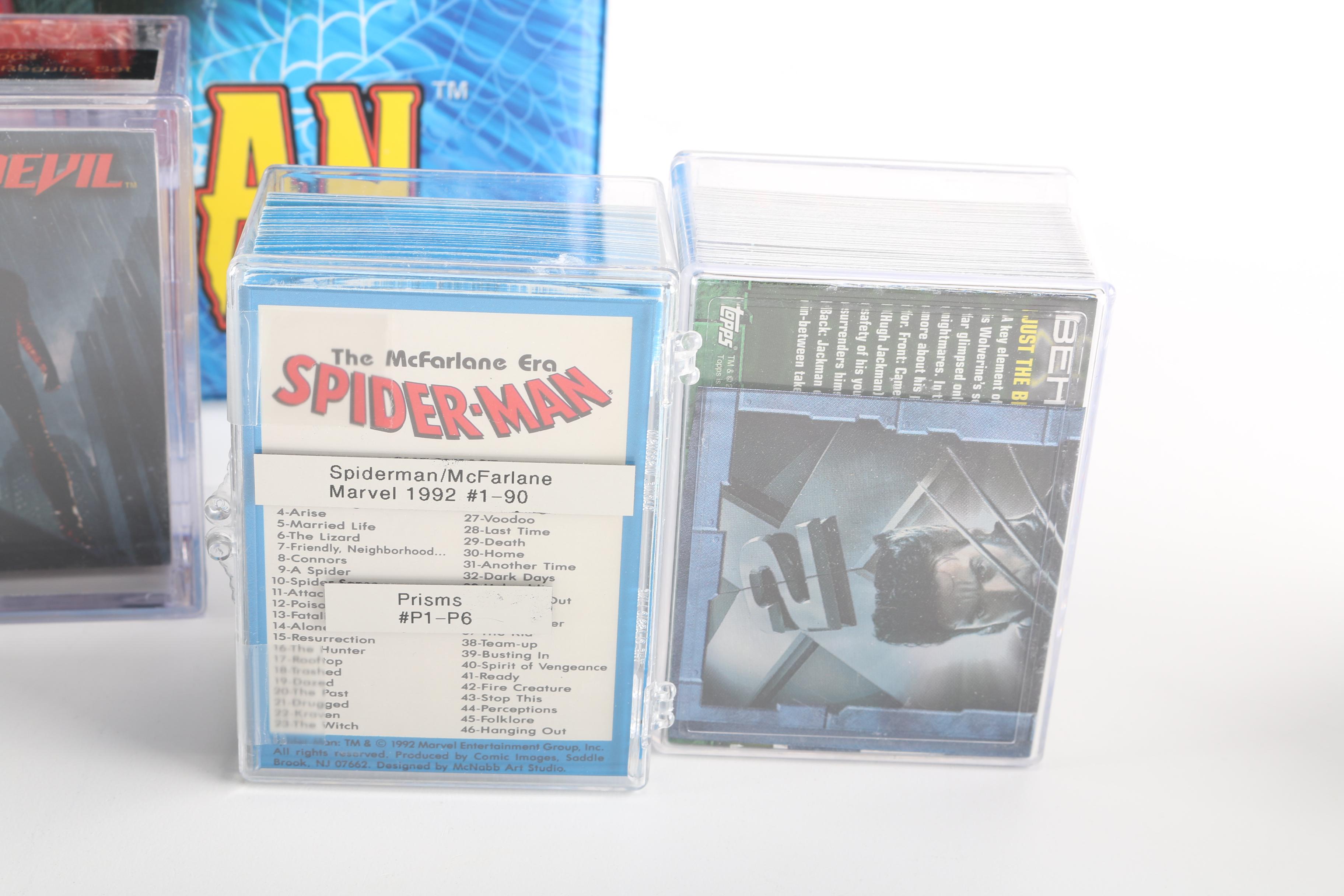 Collection of Marvel Universe Trading Cards