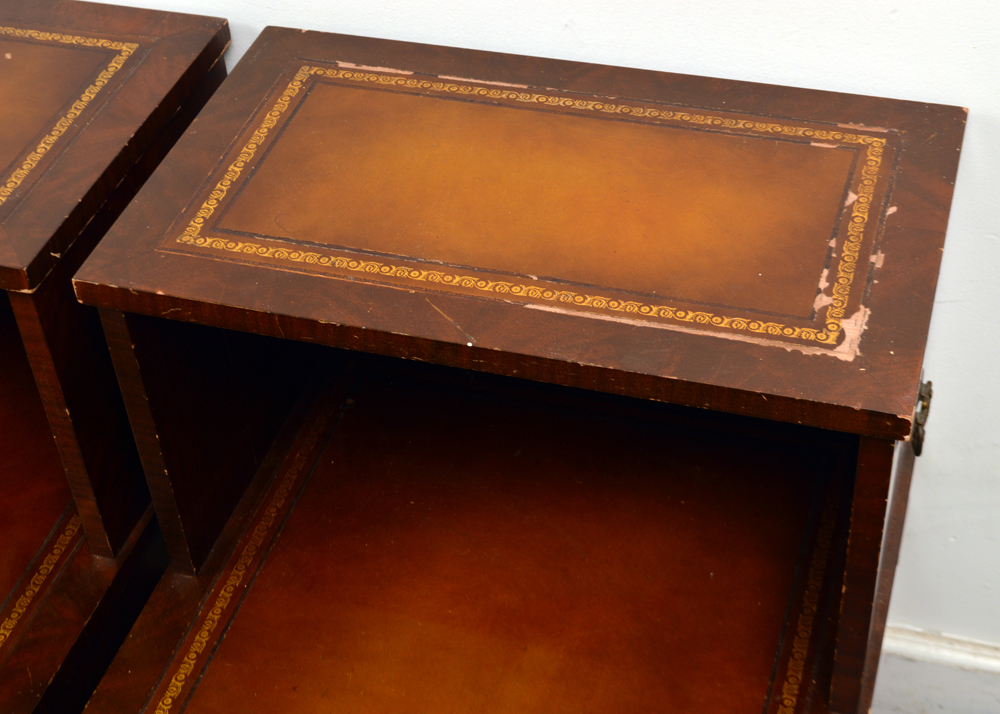 Vintage Tiered Magazine Rack End Tables