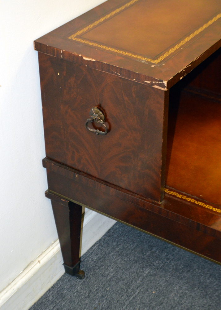 Vintage Tiered Magazine Rack End Tables