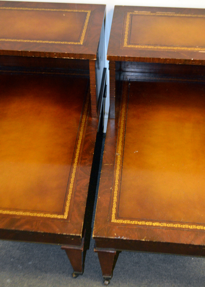 Vintage Tiered Magazine Rack End Tables