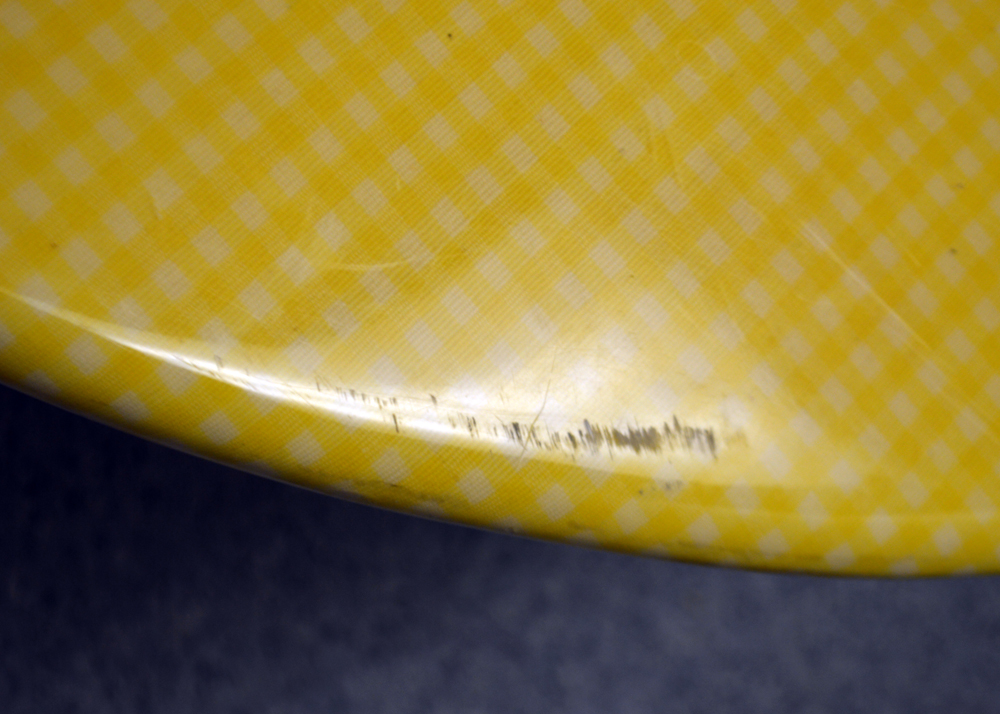 Green Vinyl Side Chairs and Table