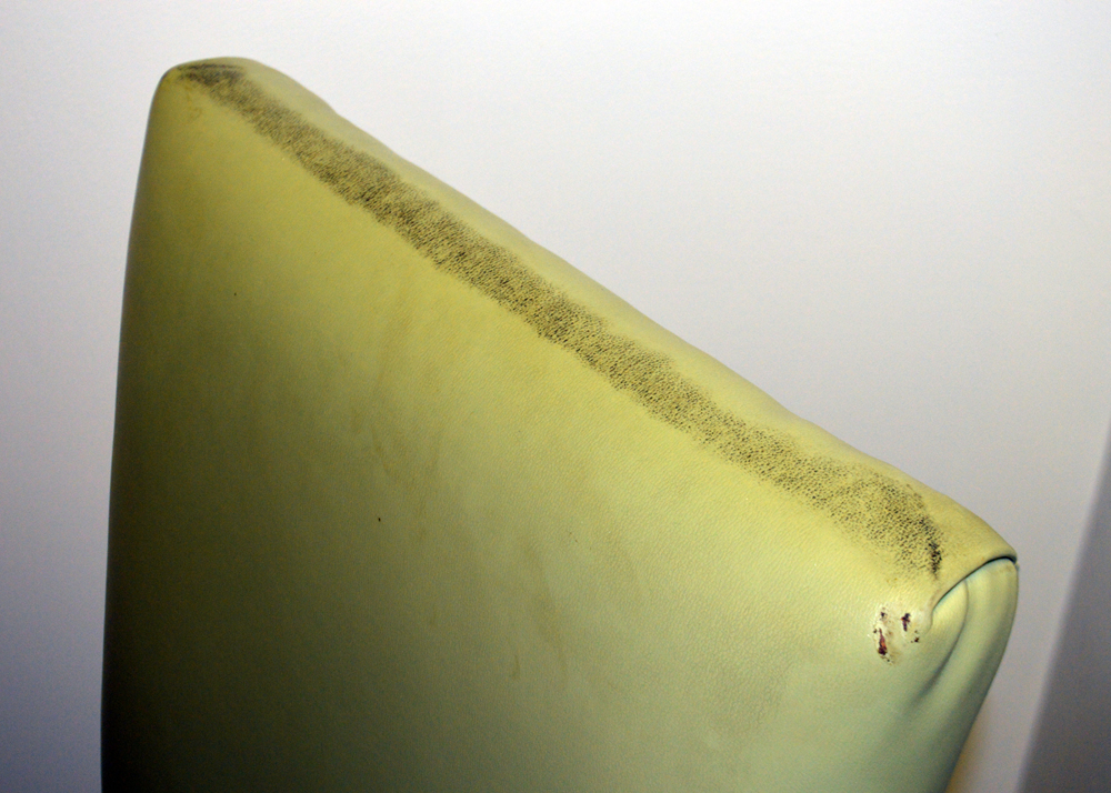 Green Vinyl Side Chairs and Table