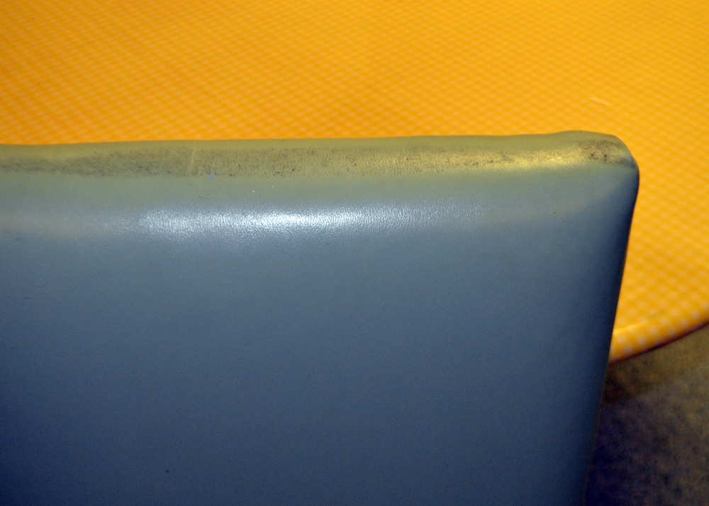 Green Vinyl Side Chairs and Table