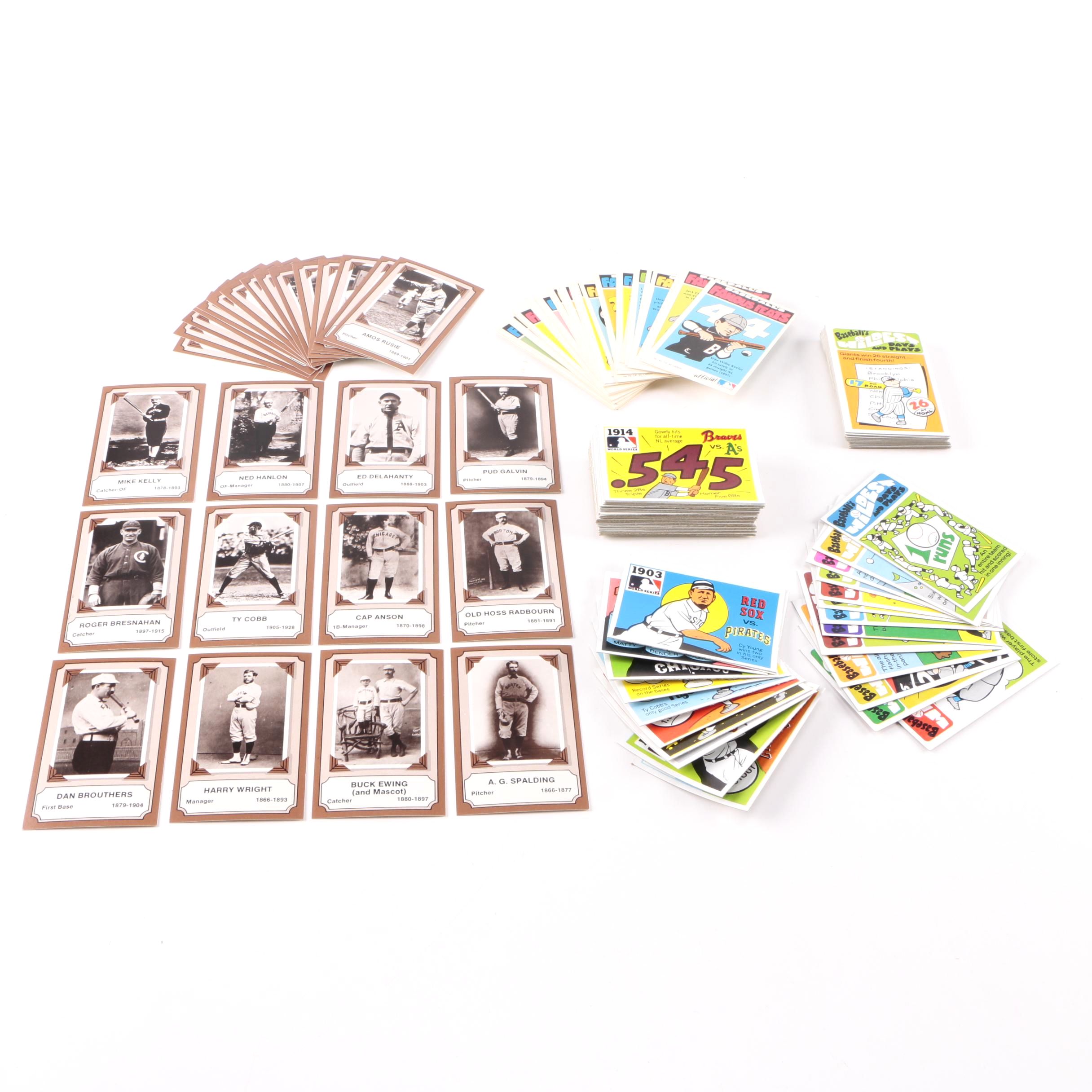 Assortment of Fleer Baseball Cards