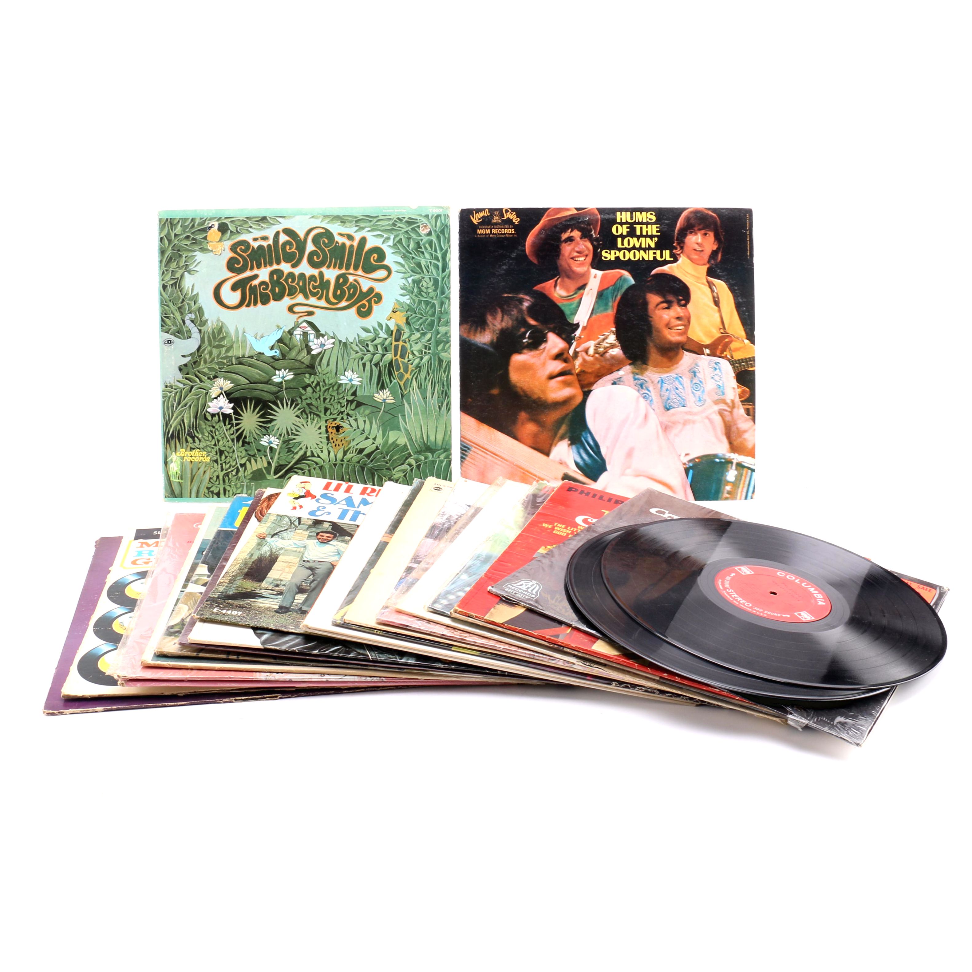 Assortment of 1960s-80s Pop and Rock LPs