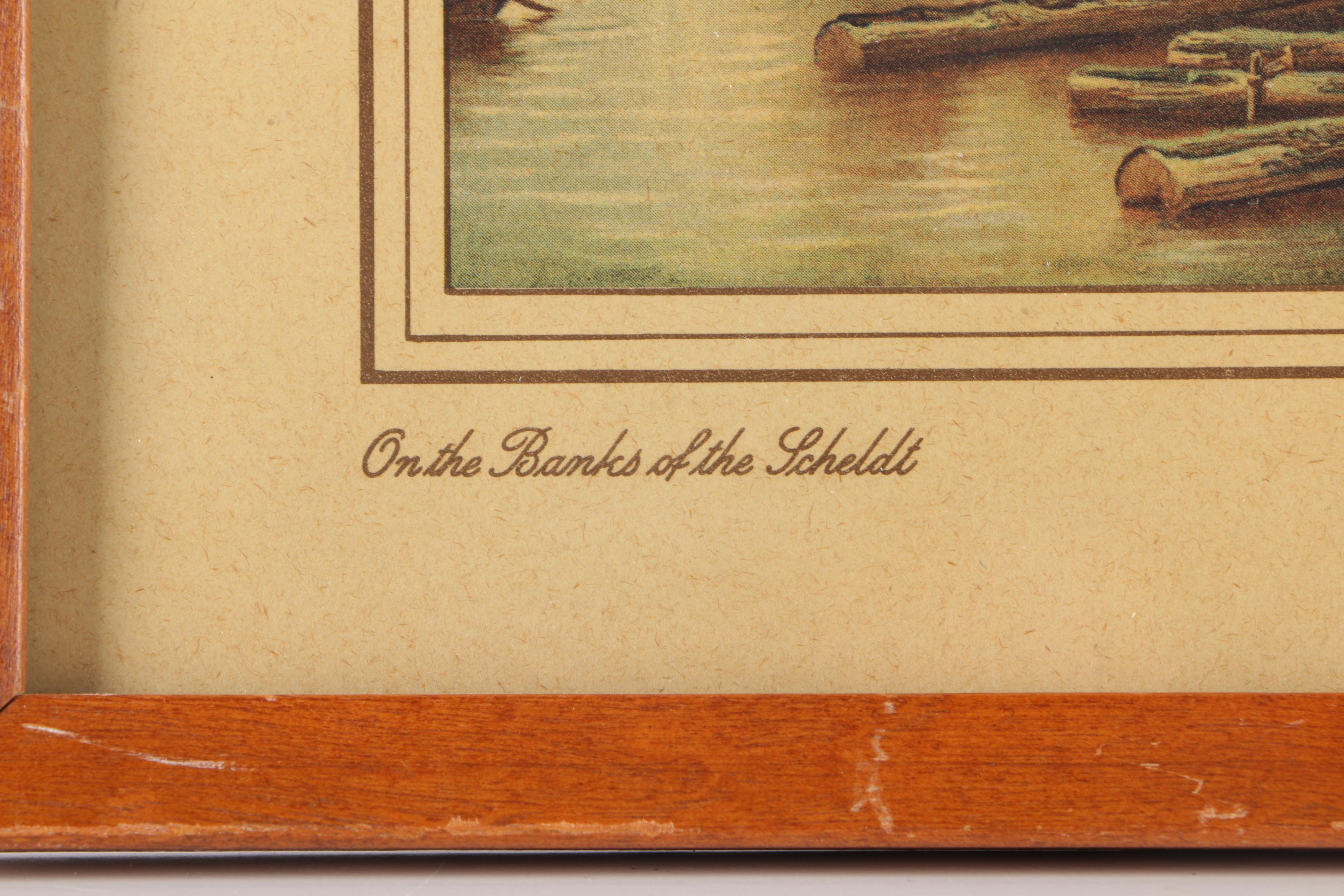 Four Scenic Framed Offset Lithographs