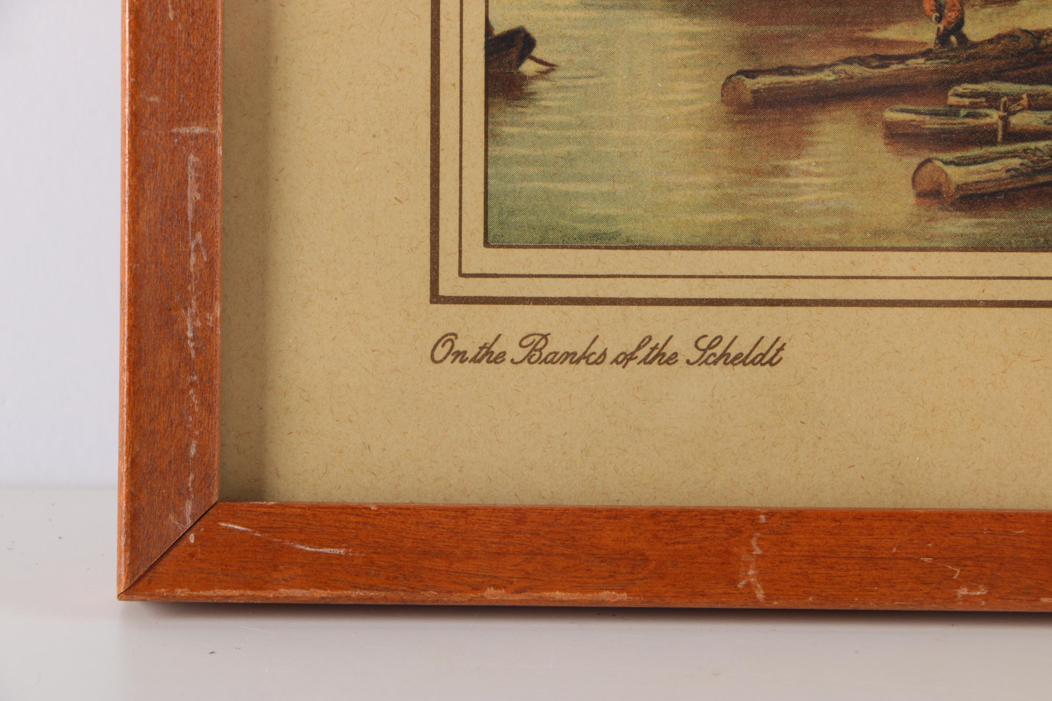 Four Scenic Framed Offset Lithographs