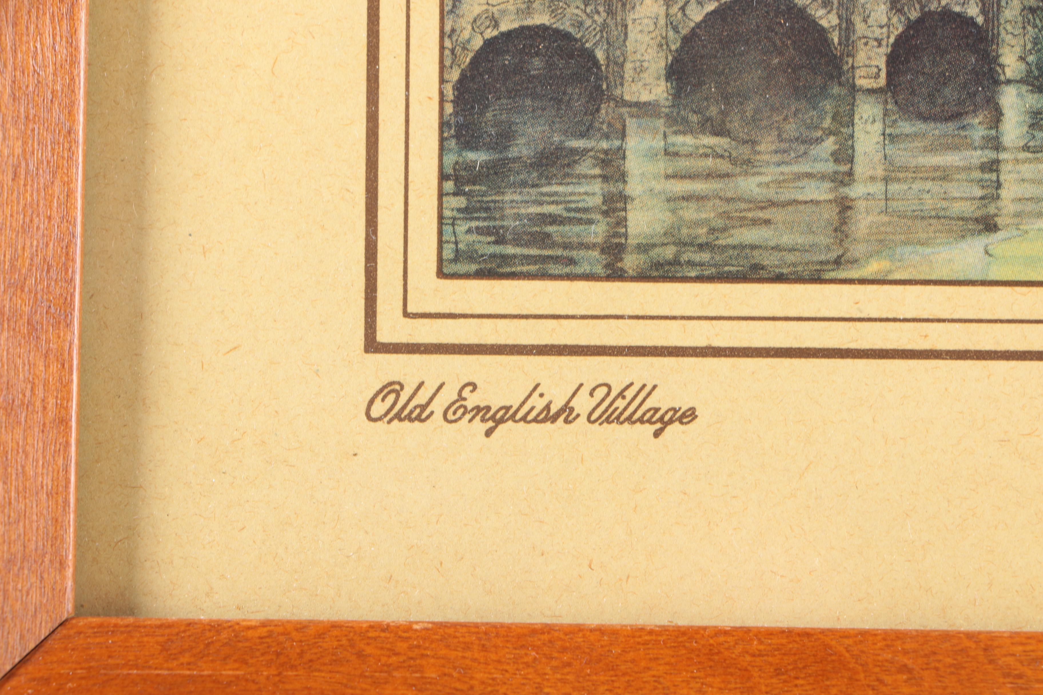 Four Scenic Framed Offset Lithographs