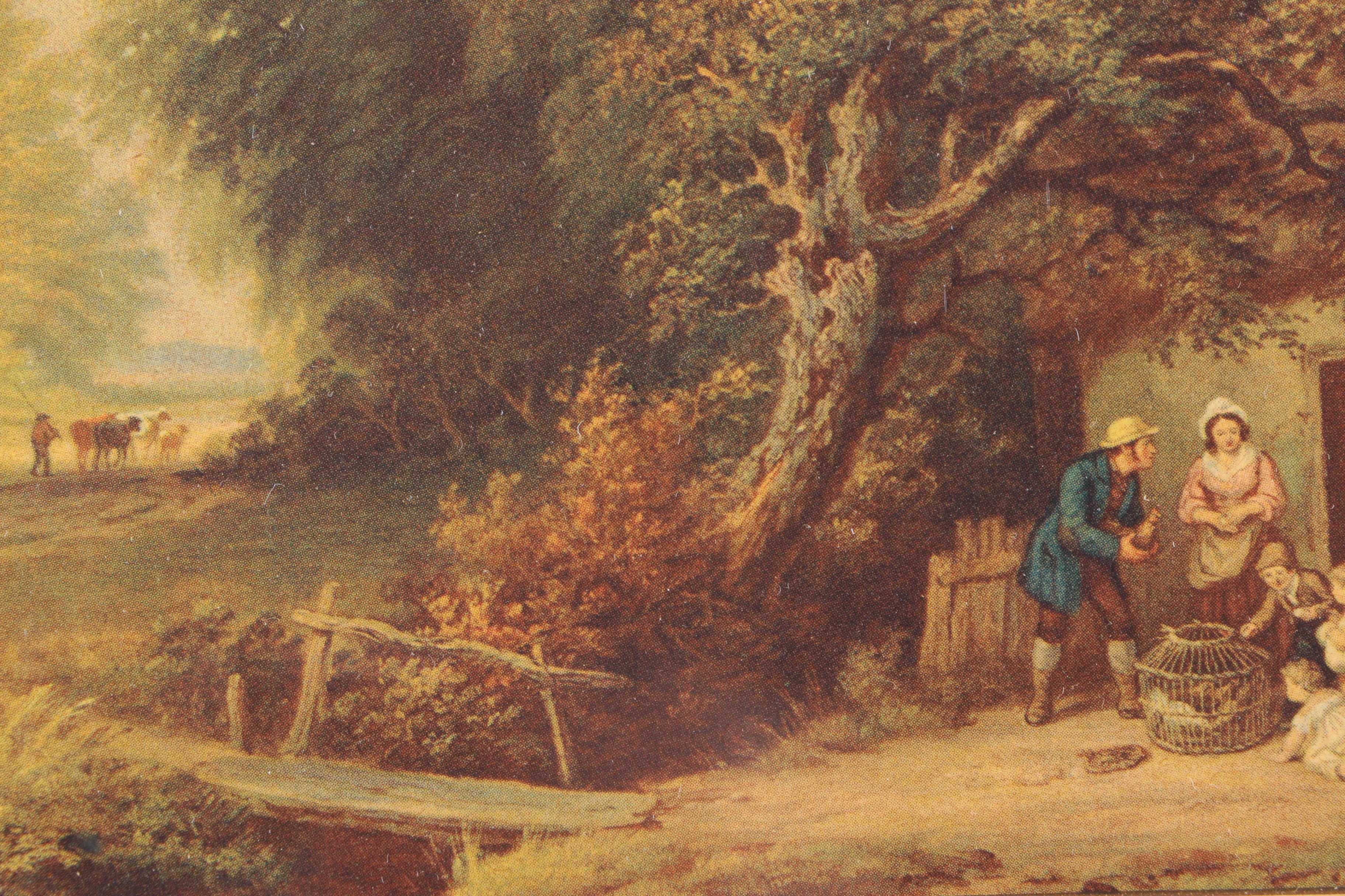 Four Scenic Framed Offset Lithographs