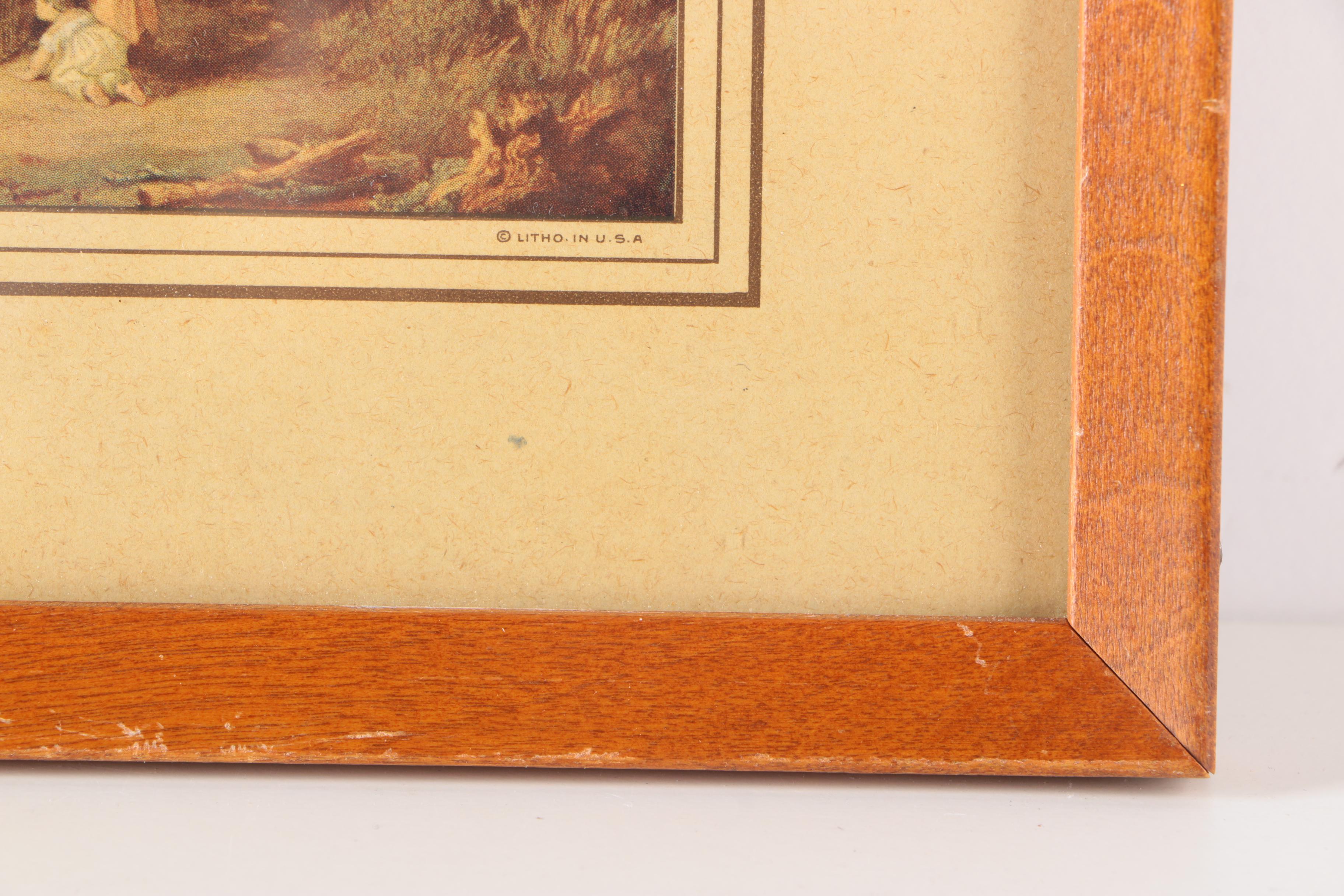 Four Scenic Framed Offset Lithographs